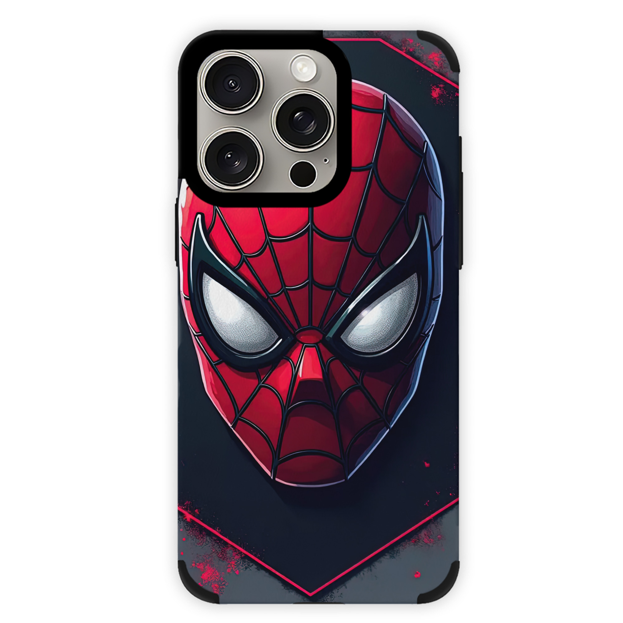 （画像用） Spider Man スパイダーマン 【iPhone15ProMax対応】 PUレザー スマホケース 耐衝撃＆黄変防止