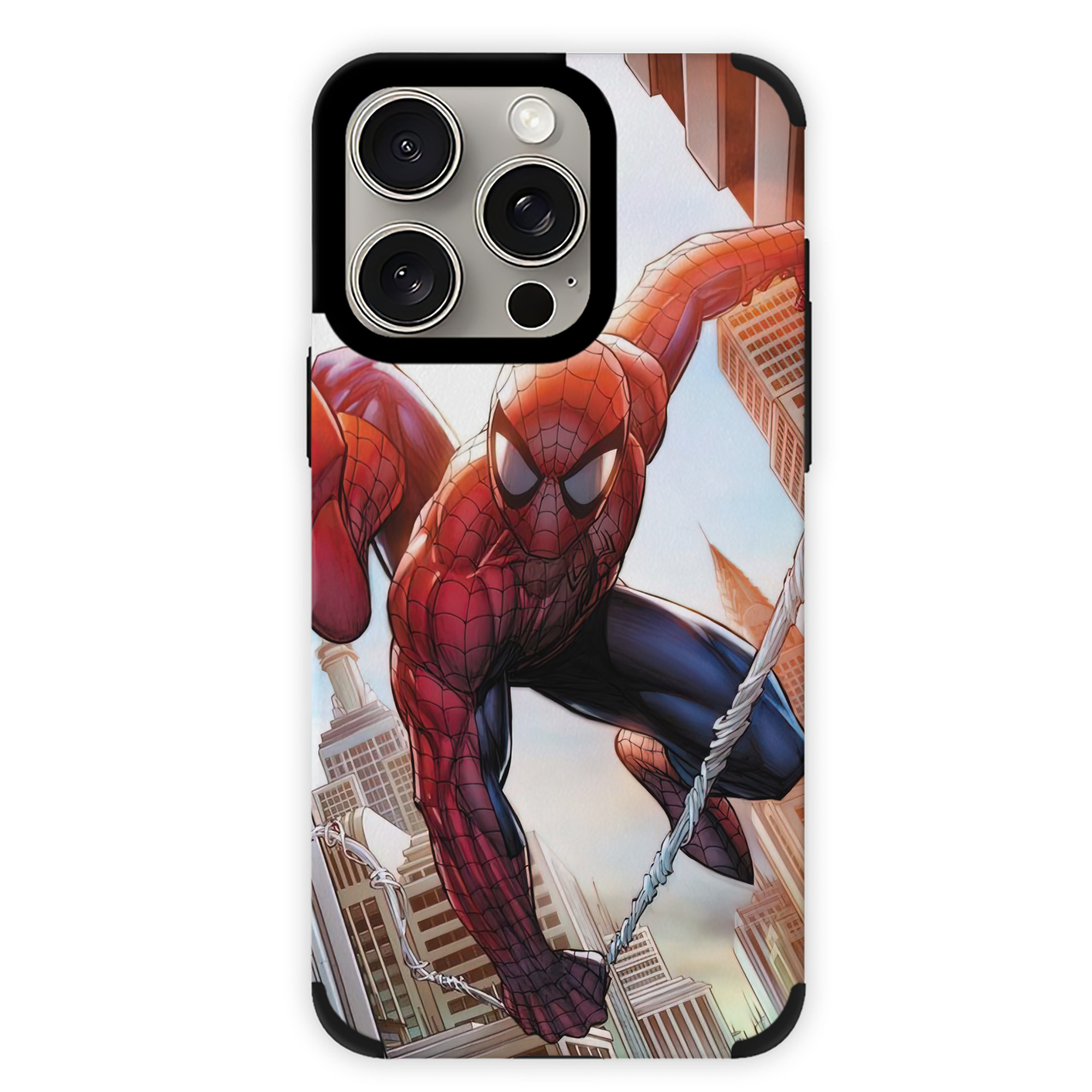 Spider Man スパイダーマン 【iPhone15ProMax対応】 PUレザー スマホケース 耐衝撃＆黄変防止