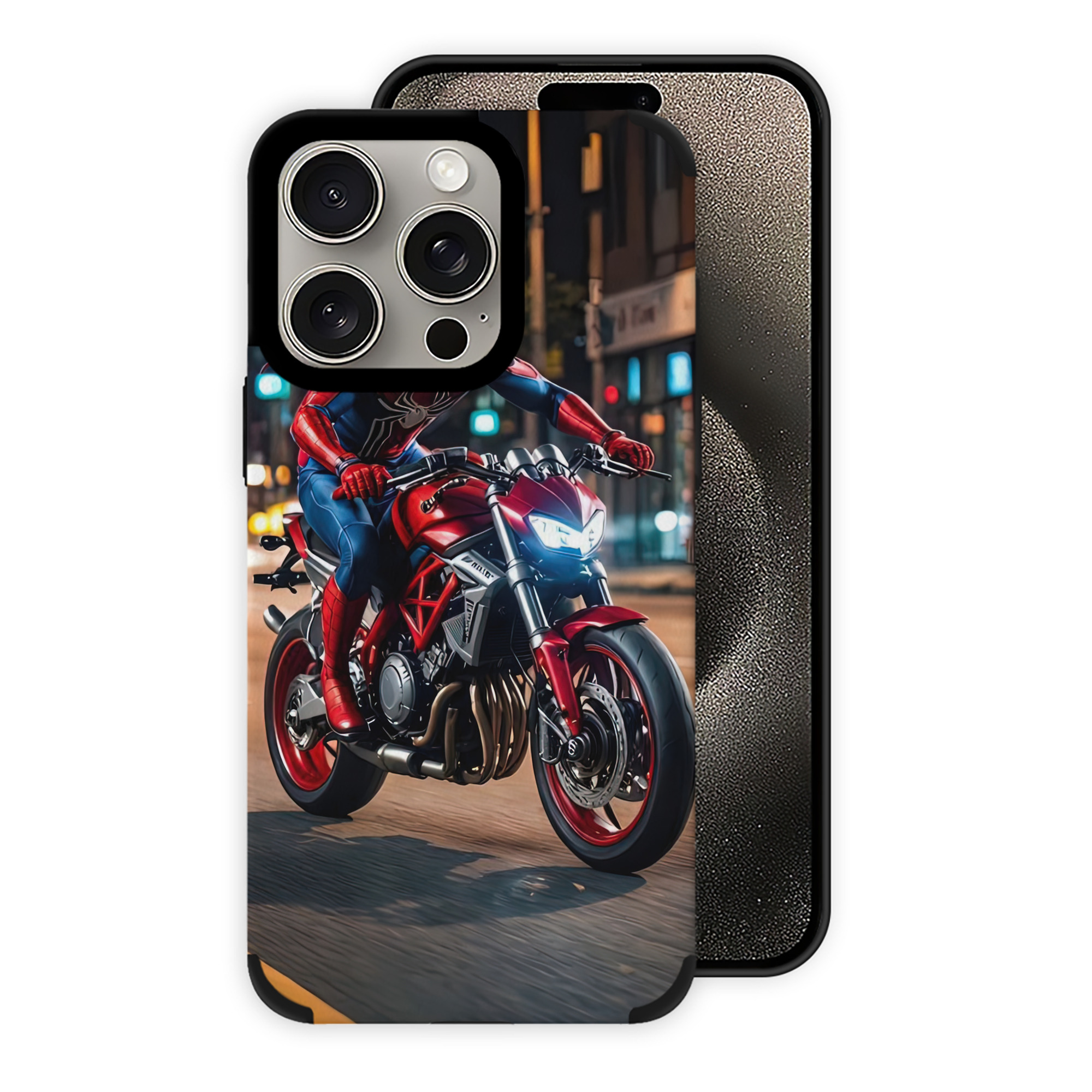 Spider Man スパイダーマン 【iPhone15ProMax対応】 PUレザー スマホケース 耐衝撃＆黄変防止