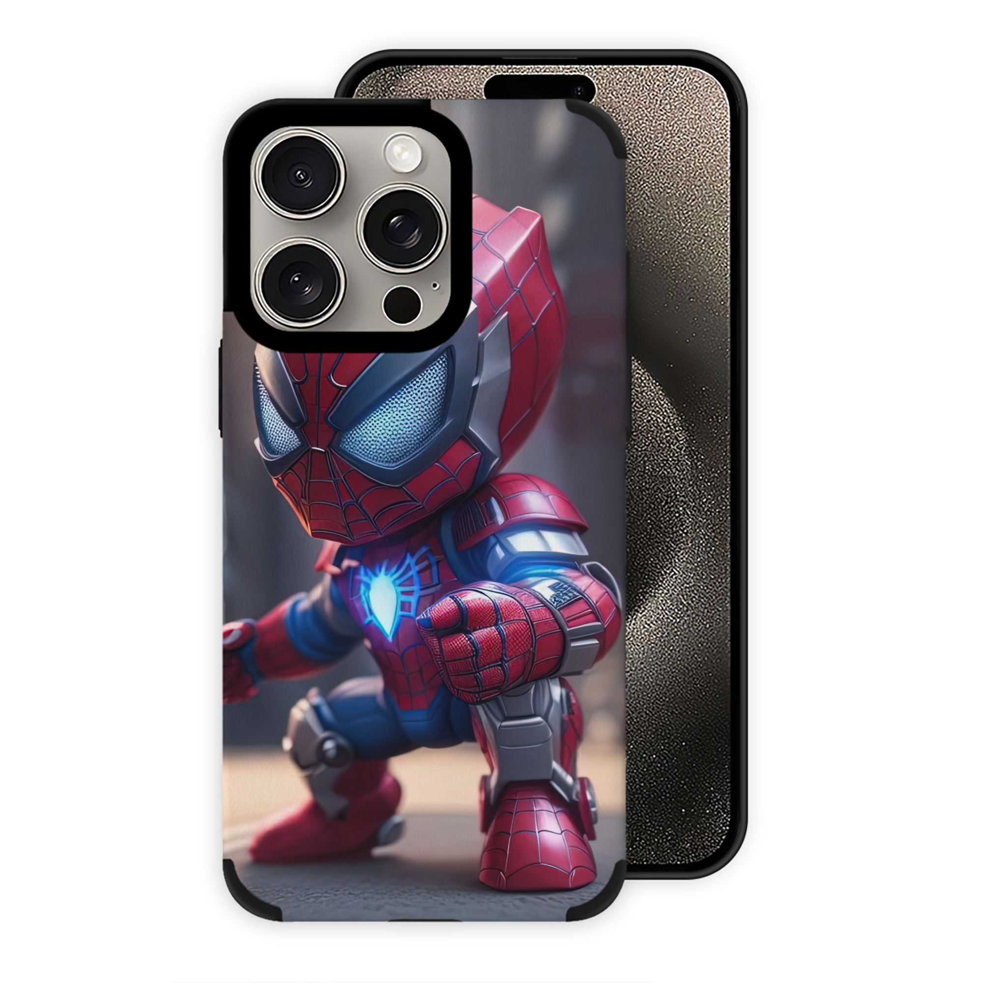 （画像用） Spider Man スパイダーマン 【iPhone15ProMax対応】 PUレザー スマホケース 耐衝撃＆黄変防止