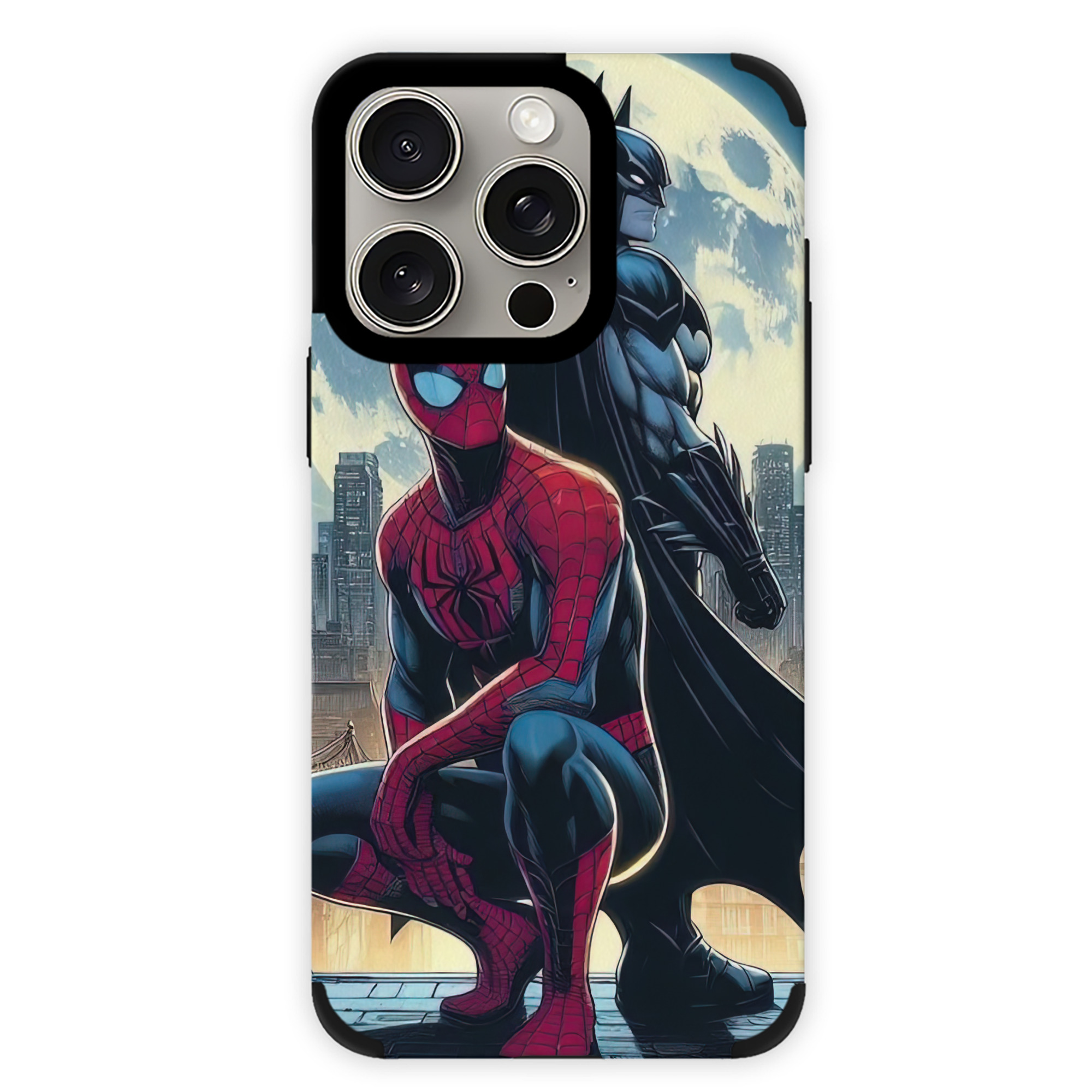 （画像用） Spider Man スパイダーマン 【iPhone15ProMax対応】 PUレザー スマホケース 耐衝撃＆黄変防止