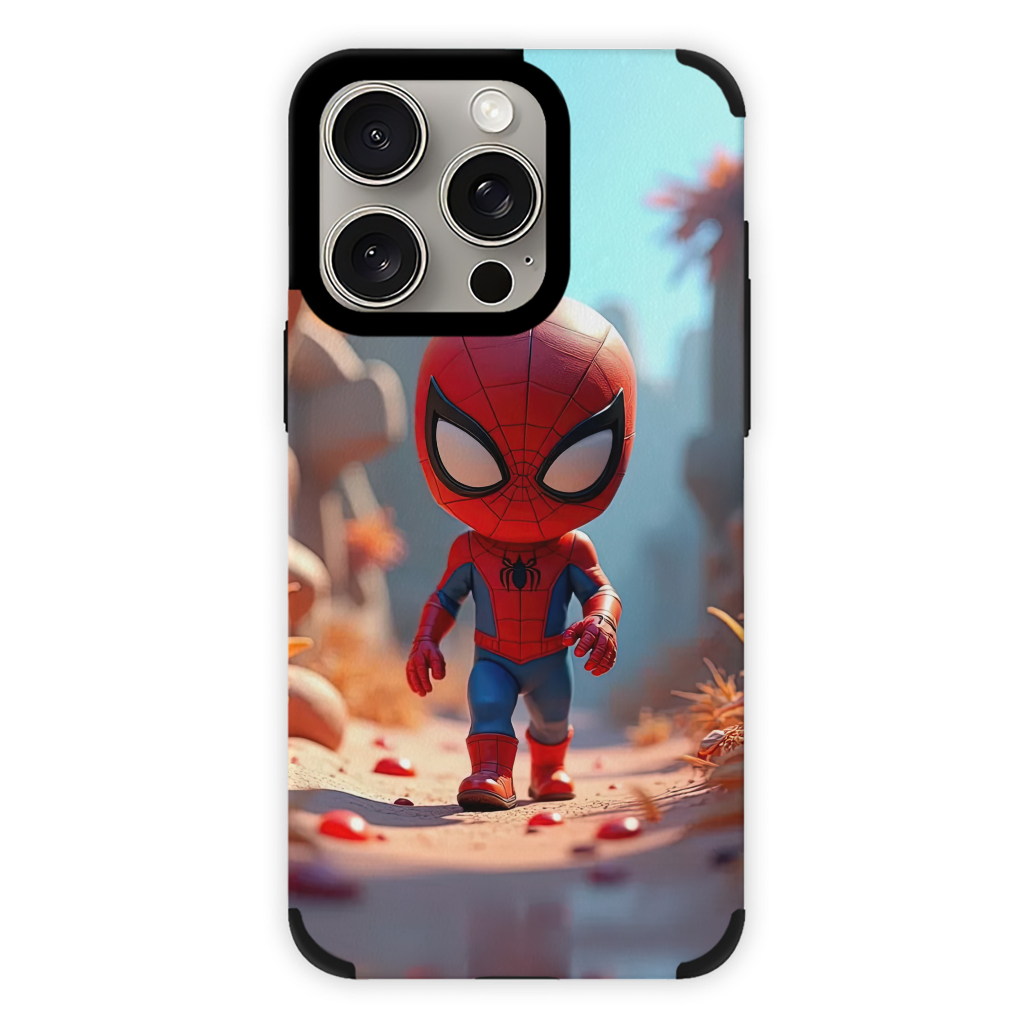 （画像用） Spider Man スパイダーマン 【iPhone15ProMax対応】 PUレザー スマホケース 耐衝撃＆黄変防止