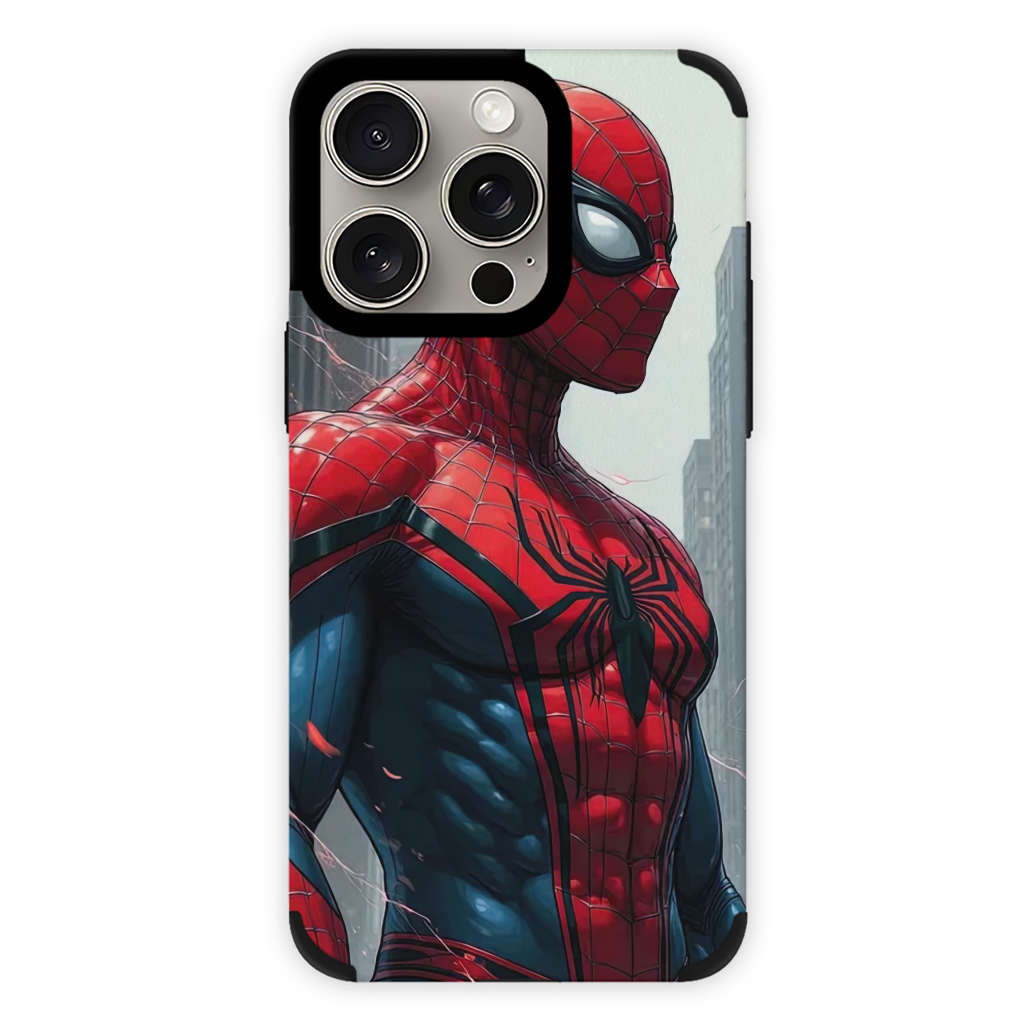 （画像用） Spider Man スパイダーマン 【iPhone15ProMax対応】 PUレザー スマホケース 耐衝撃＆黄変防止