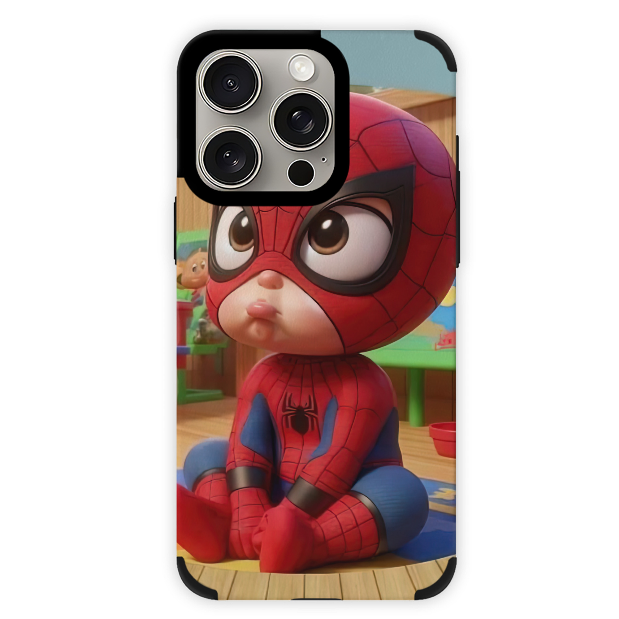 （画像用） Spider Man スパイダーマン 【iPhone15ProMax対応】 PUレザー スマホケース 耐衝撃＆黄変防止
