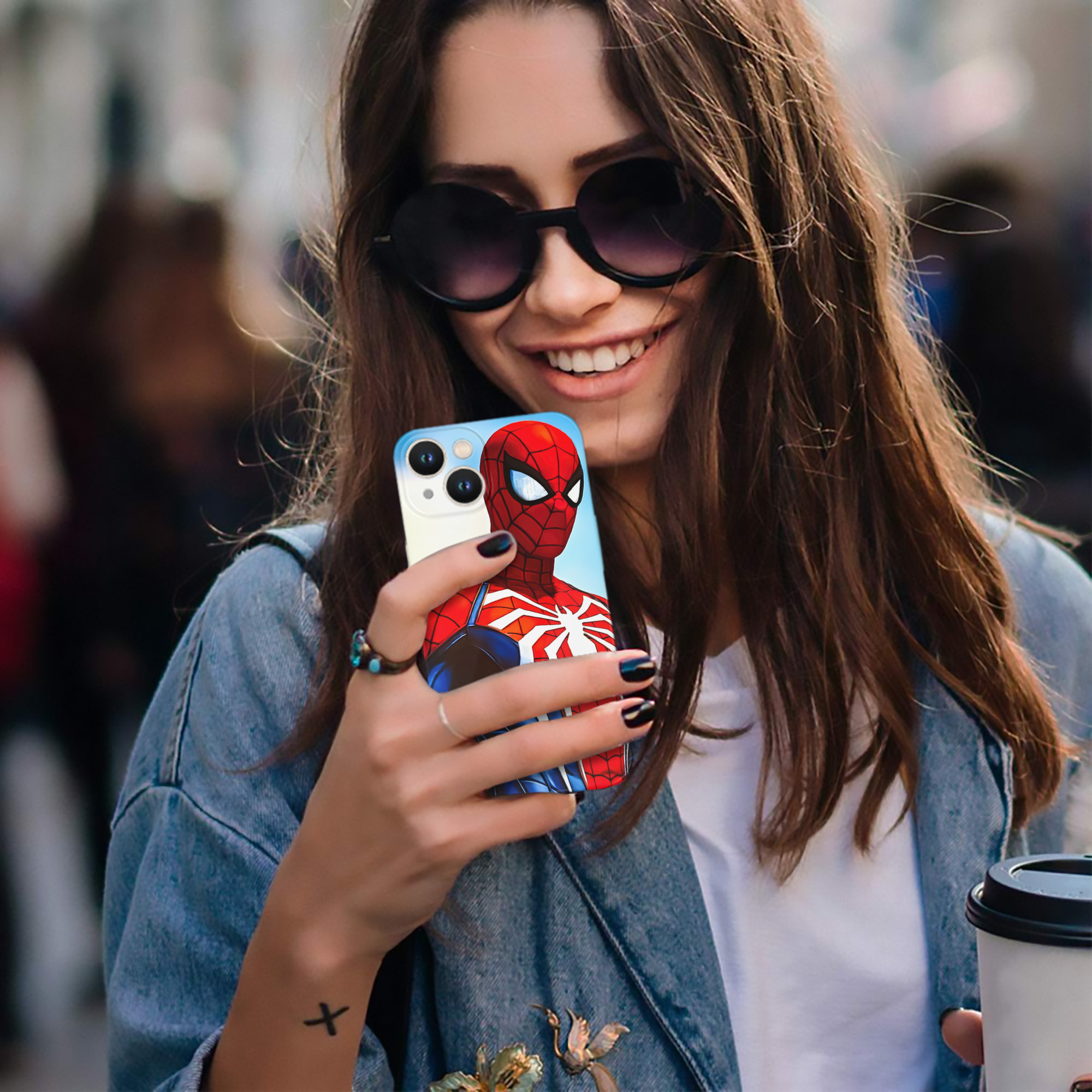 （画像用） Spider Man スパイダーマン 【iPhone 14シリーズ対応】ハードケース