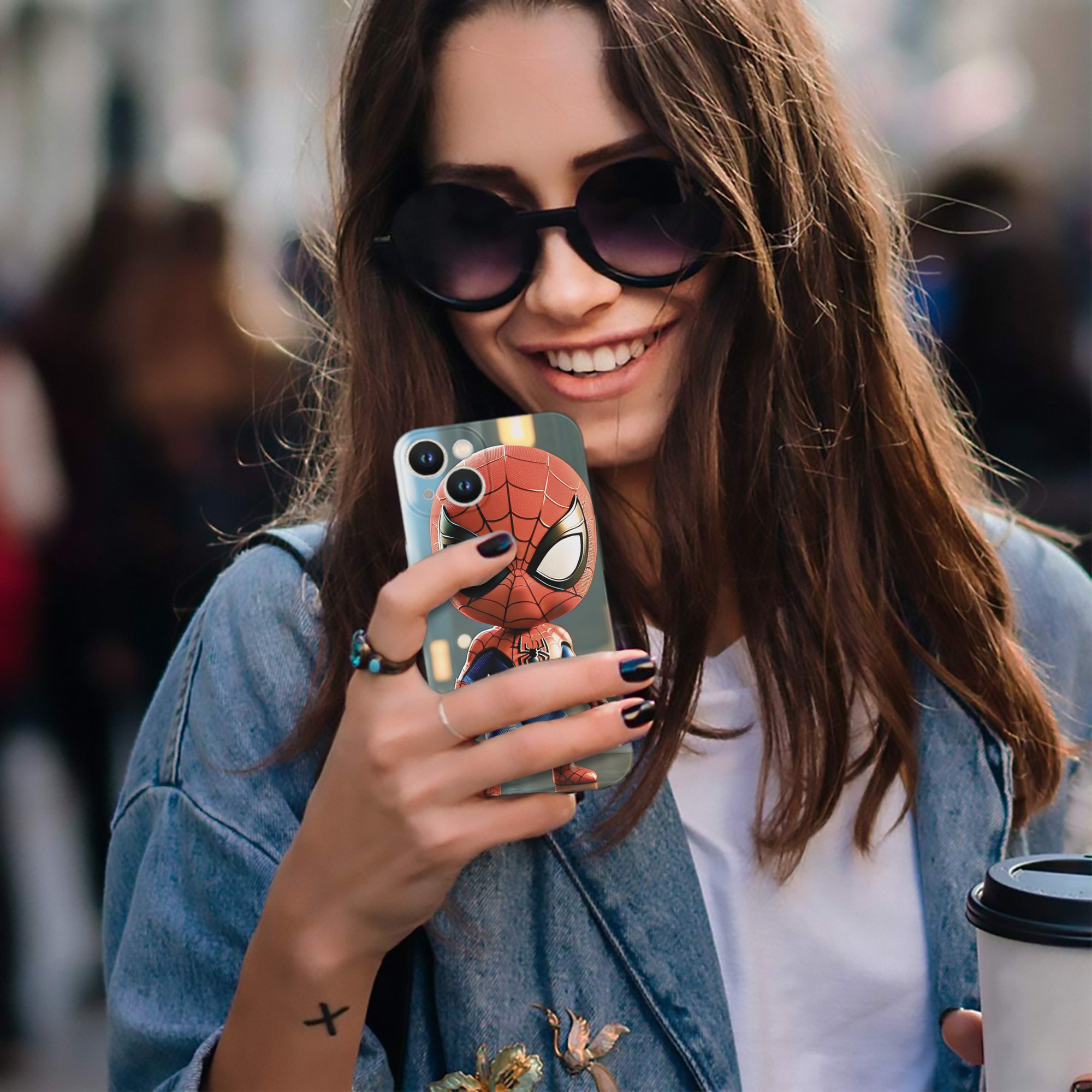 （画像用） Spider Man スパイダーマン 【iPhone 14シリーズ対応】ハードケース