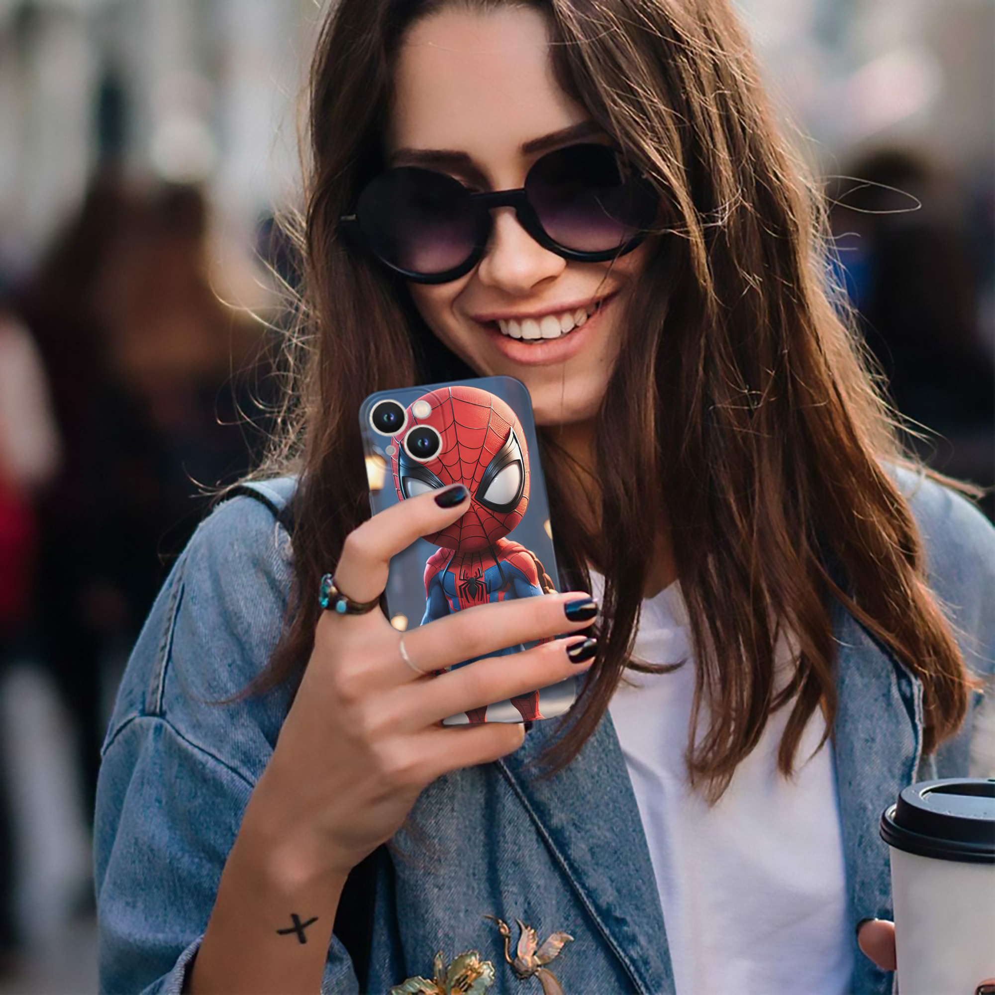 （画像用） Spider Man スパイダーマン 【iPhone 14シリーズ対応】ハードケース