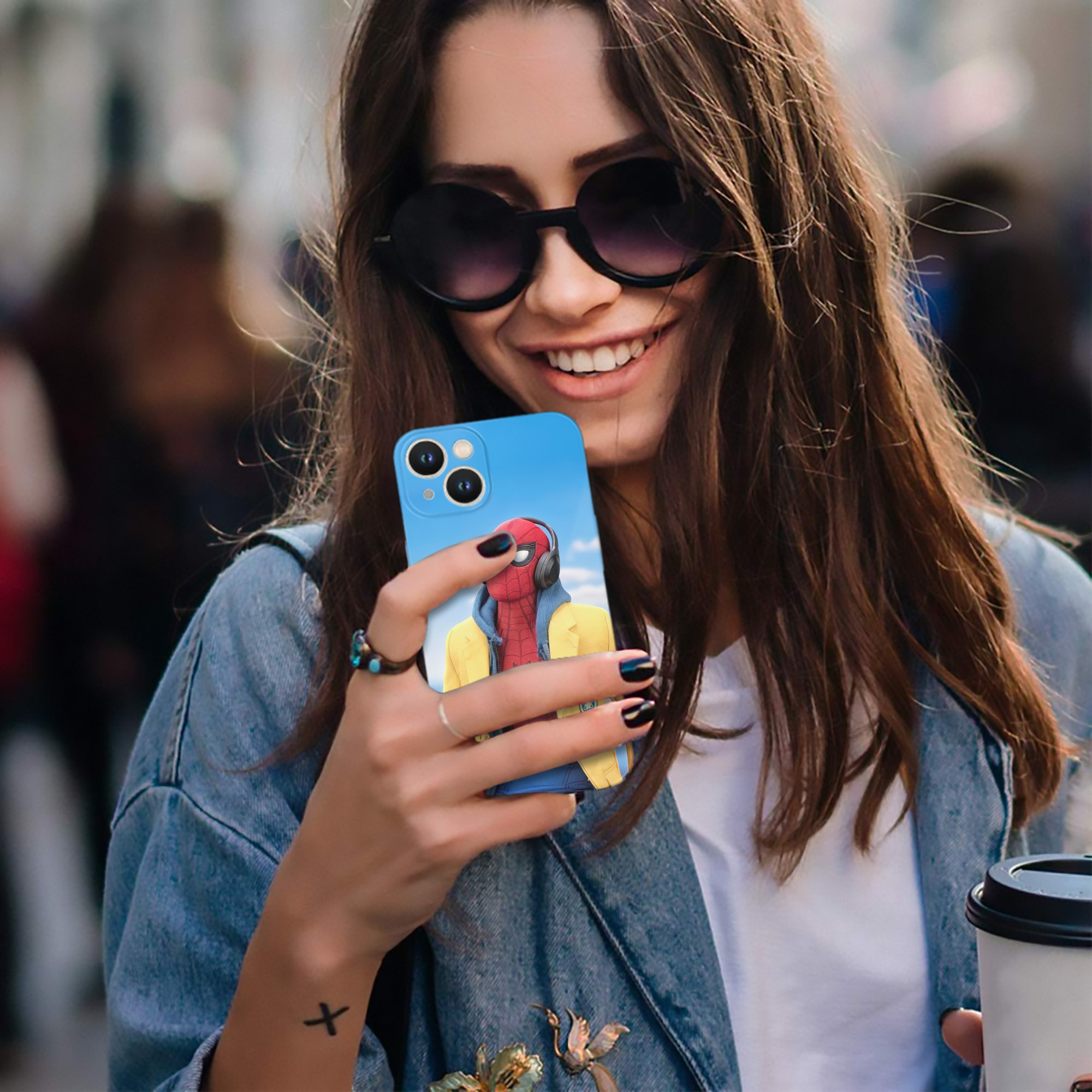 （画像用） Spider Man スパイダーマン 【iPhone 14シリーズ対応】ハードケース