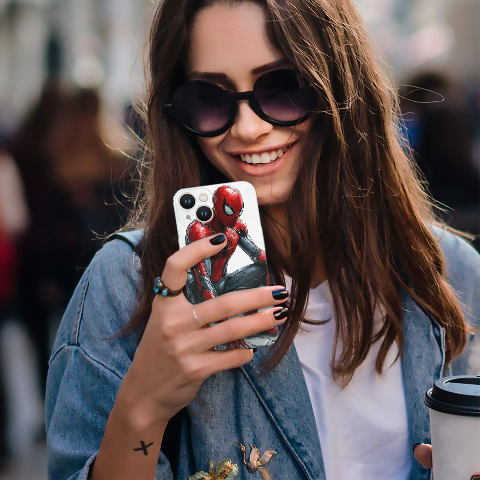 （画像用） Spider Man スパイダーマン 【iPhone 14シリーズ対応】ハードケース