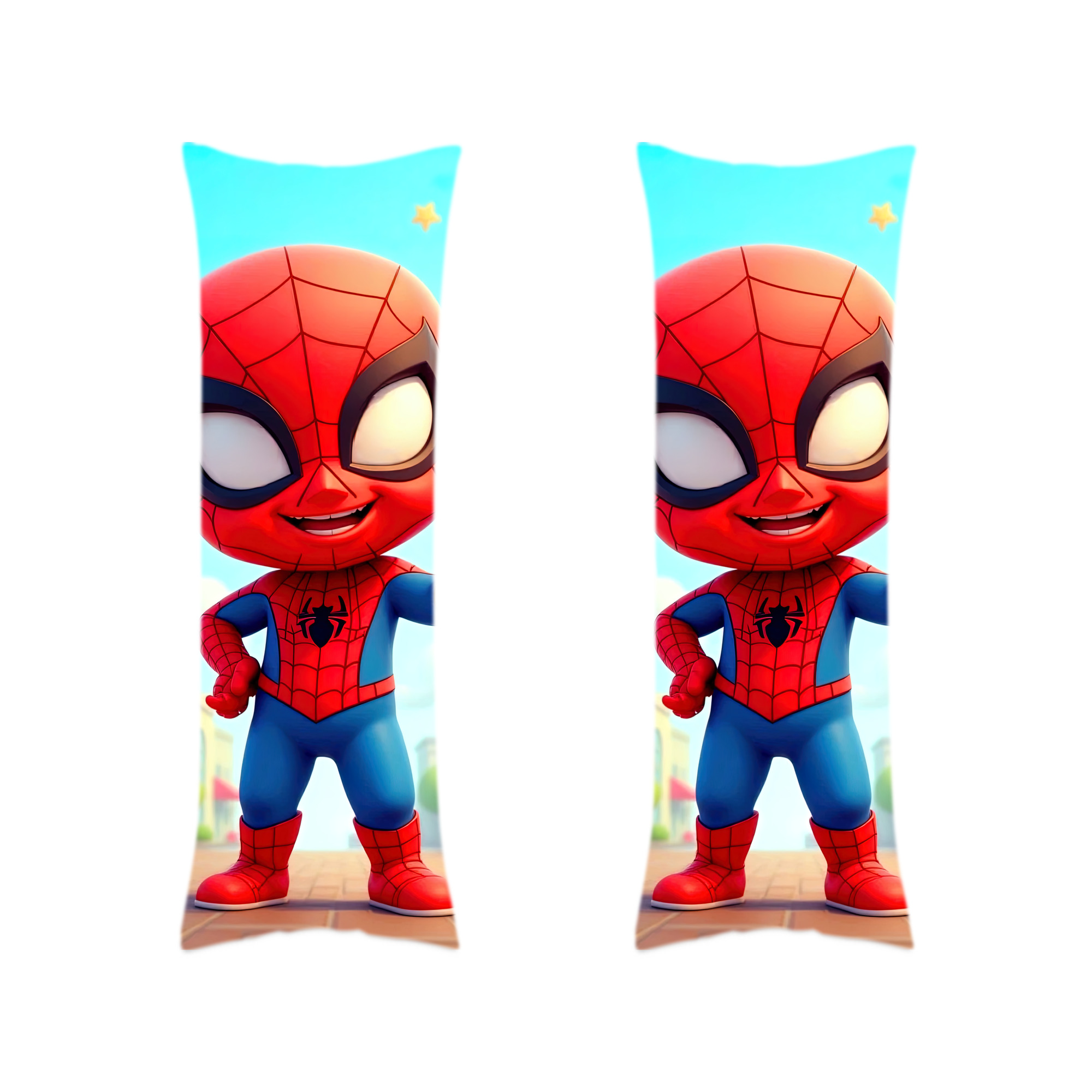 （画像用） Spider Man スパイダーマン ロング抱き枕カバー 両面プリントタイプ（サイズ選択可）