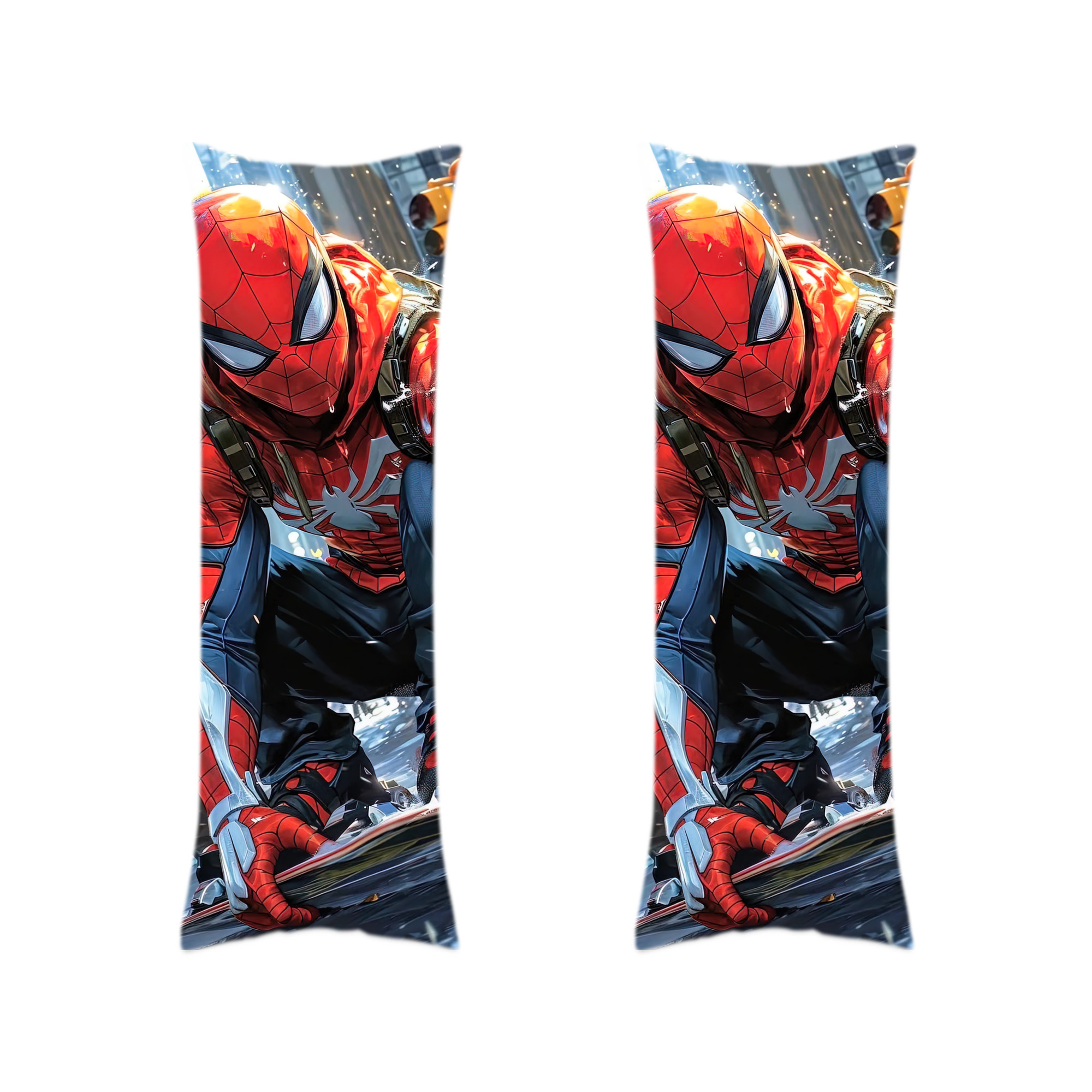 （画像用） Spider Man スパイダーマン ロング抱き枕カバー 両面プリントタイプ（サイズ選択可）