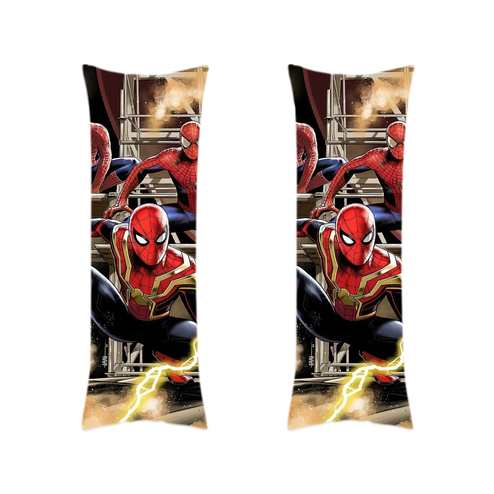 （画像用） Spider Man スパイダーマン ロング抱き枕カバー 両面プリントタイプ（サイズ選択可）