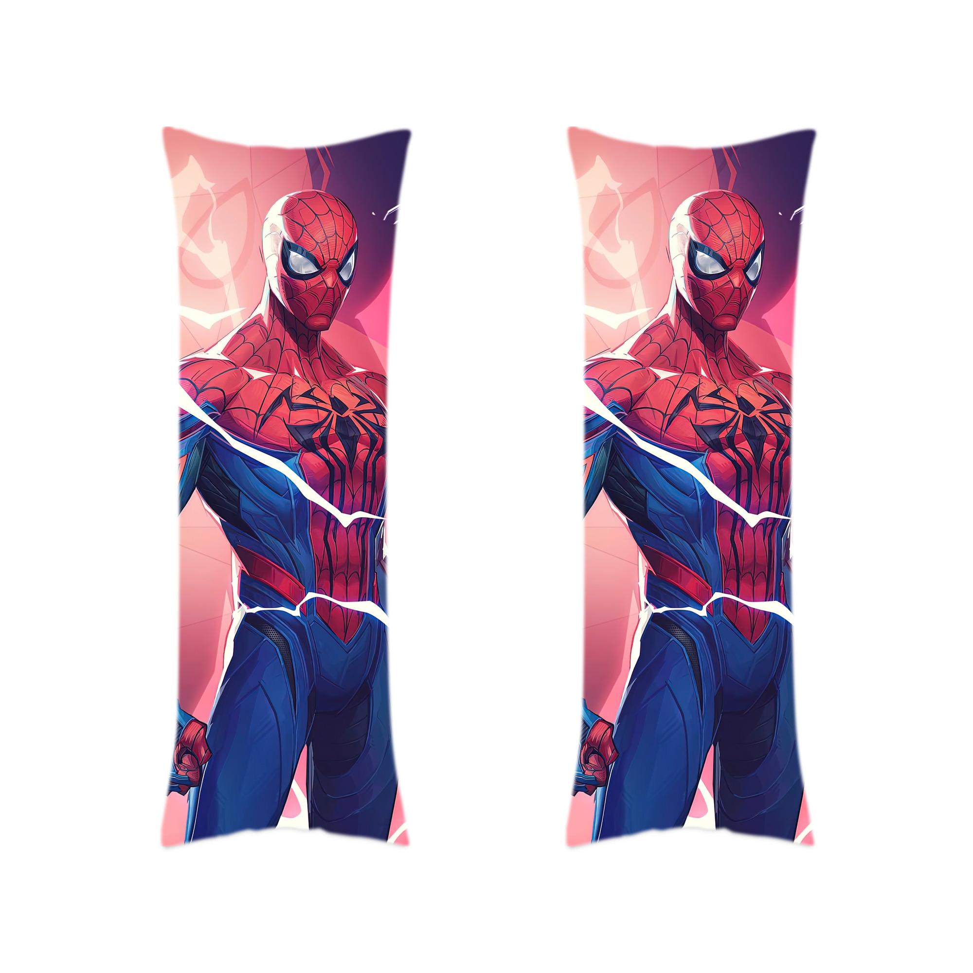 （画像用） Spider Man スパイダーマン ロング抱き枕カバー 両面プリントタイプ（サイズ選択可）