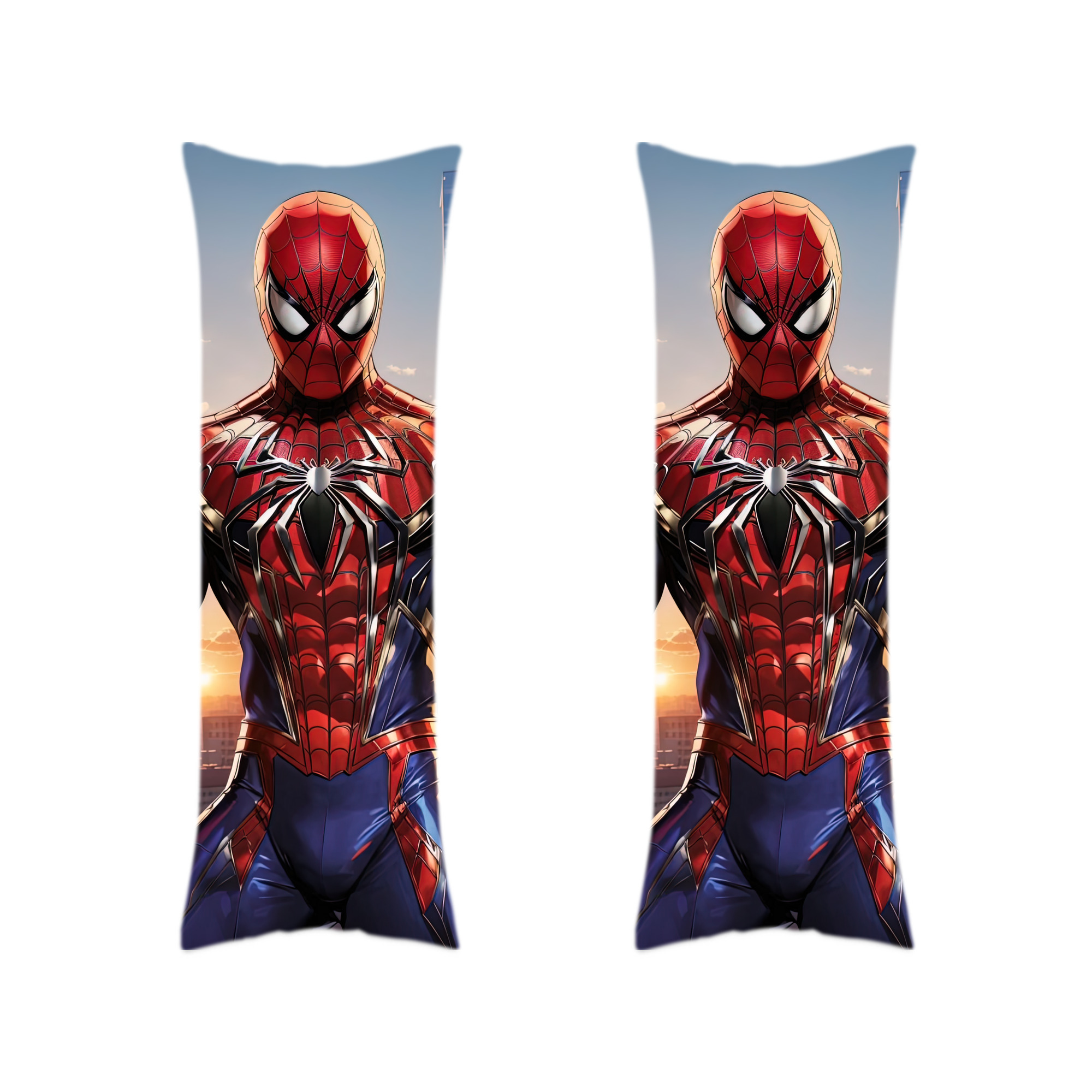 （画像用） Spider Man スパイダーマン ロング抱き枕カバー 両面プリントタイプ（サイズ選択可）