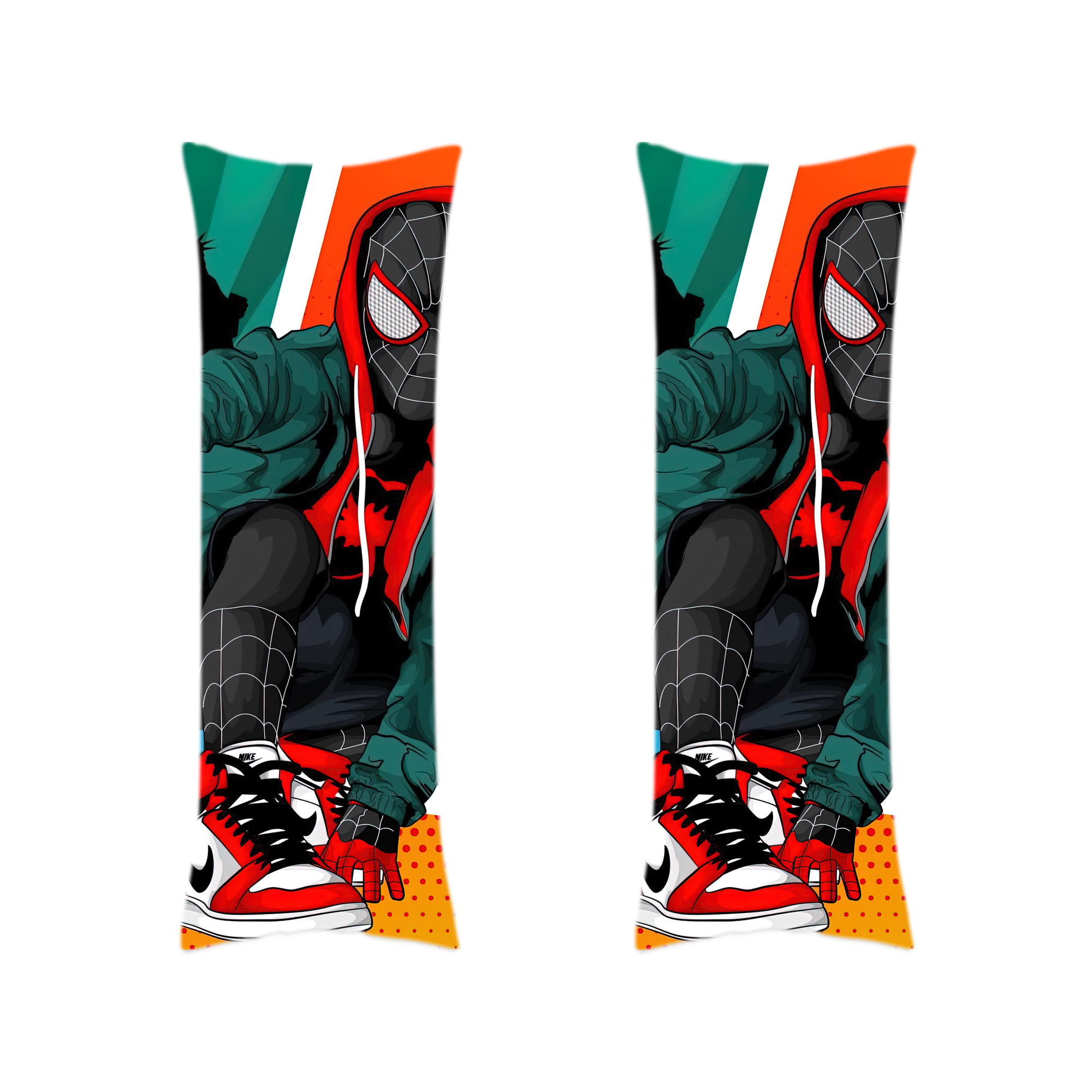 （画像用） Spider Man スパイダーマン ロング抱き枕カバー 両面プリントタイプ（サイズ選択可）