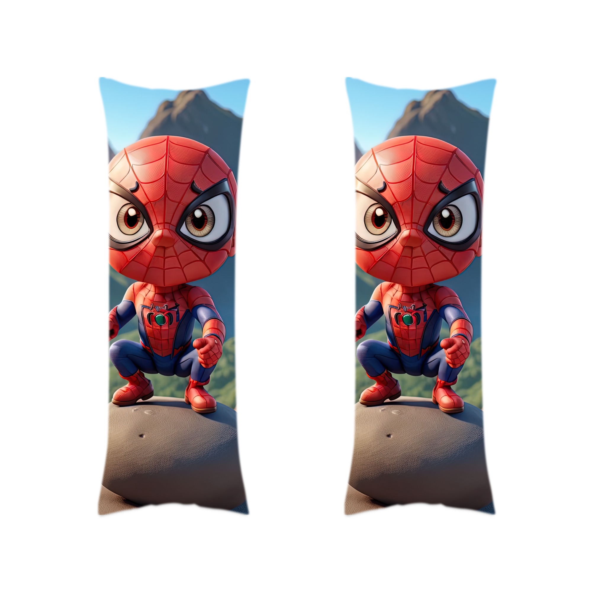 （画像用） Spider Man スパイダーマン ロング抱き枕カバー 両面プリントタイプ（サイズ選択可）