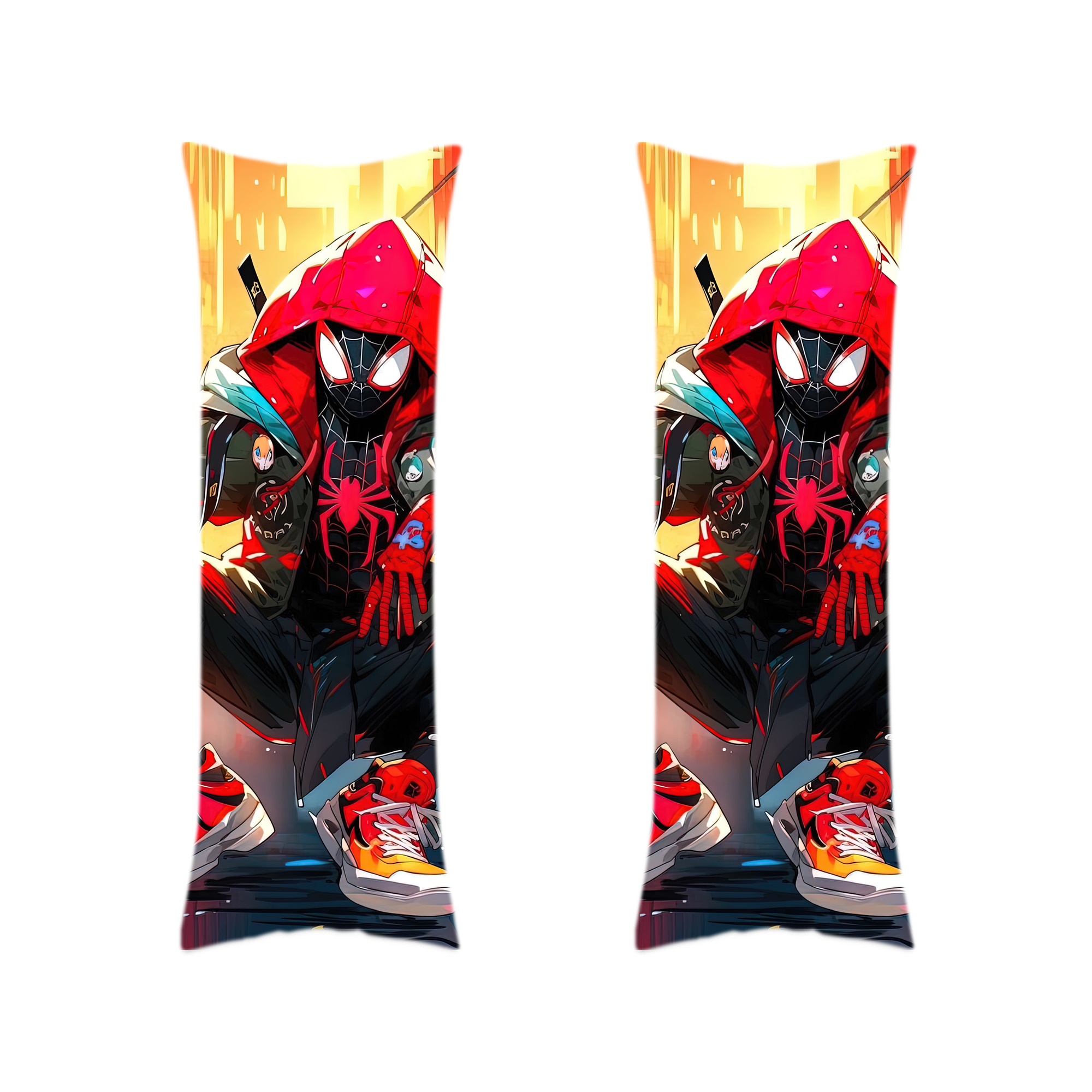 （画像用） Spider Man スパイダーマン ロング抱き枕カバー 両面プリントタイプ（サイズ選択可）