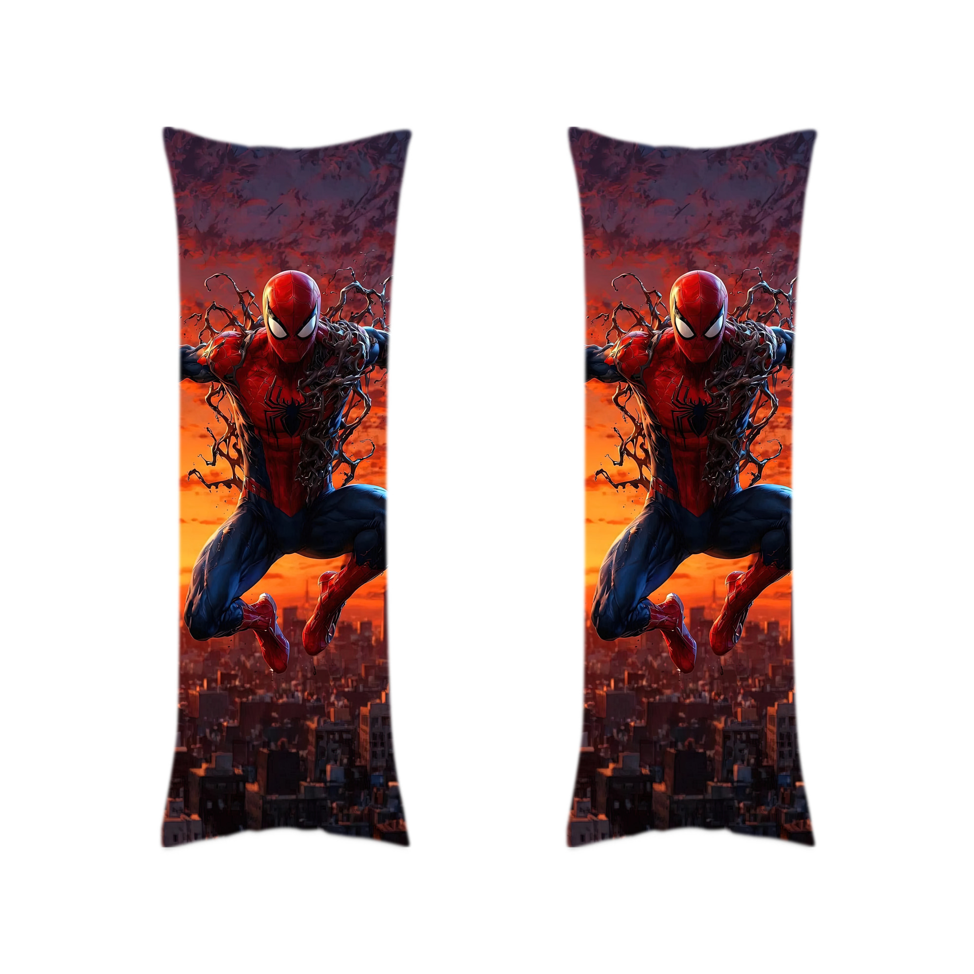 （画像用） Spider Man スパイダーマン ロング抱き枕カバー 両面プリントタイプ（サイズ選択可）