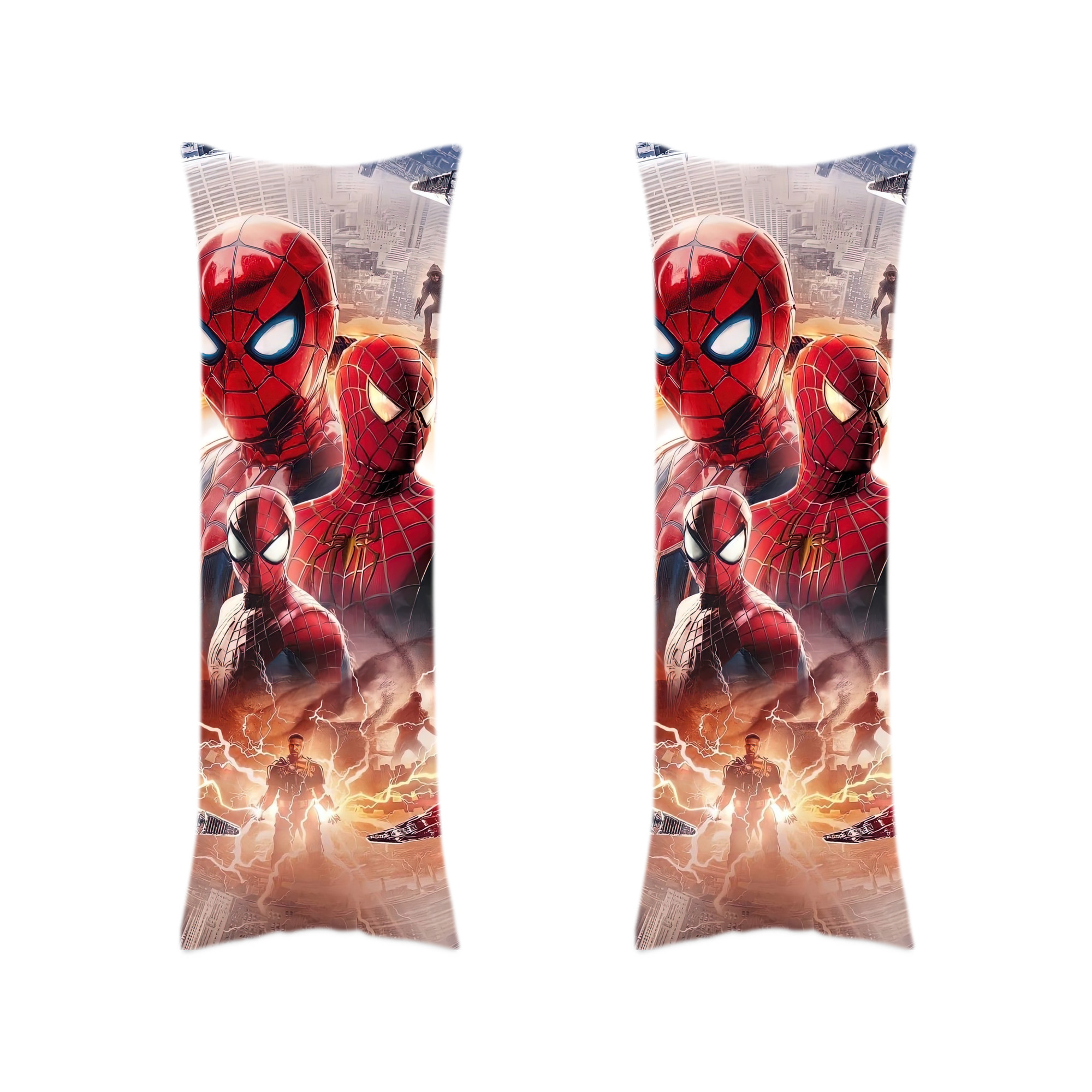 （画像用） Spider Man スパイダーマン ロング抱き枕カバー 両面プリントタイプ（サイズ選択可）