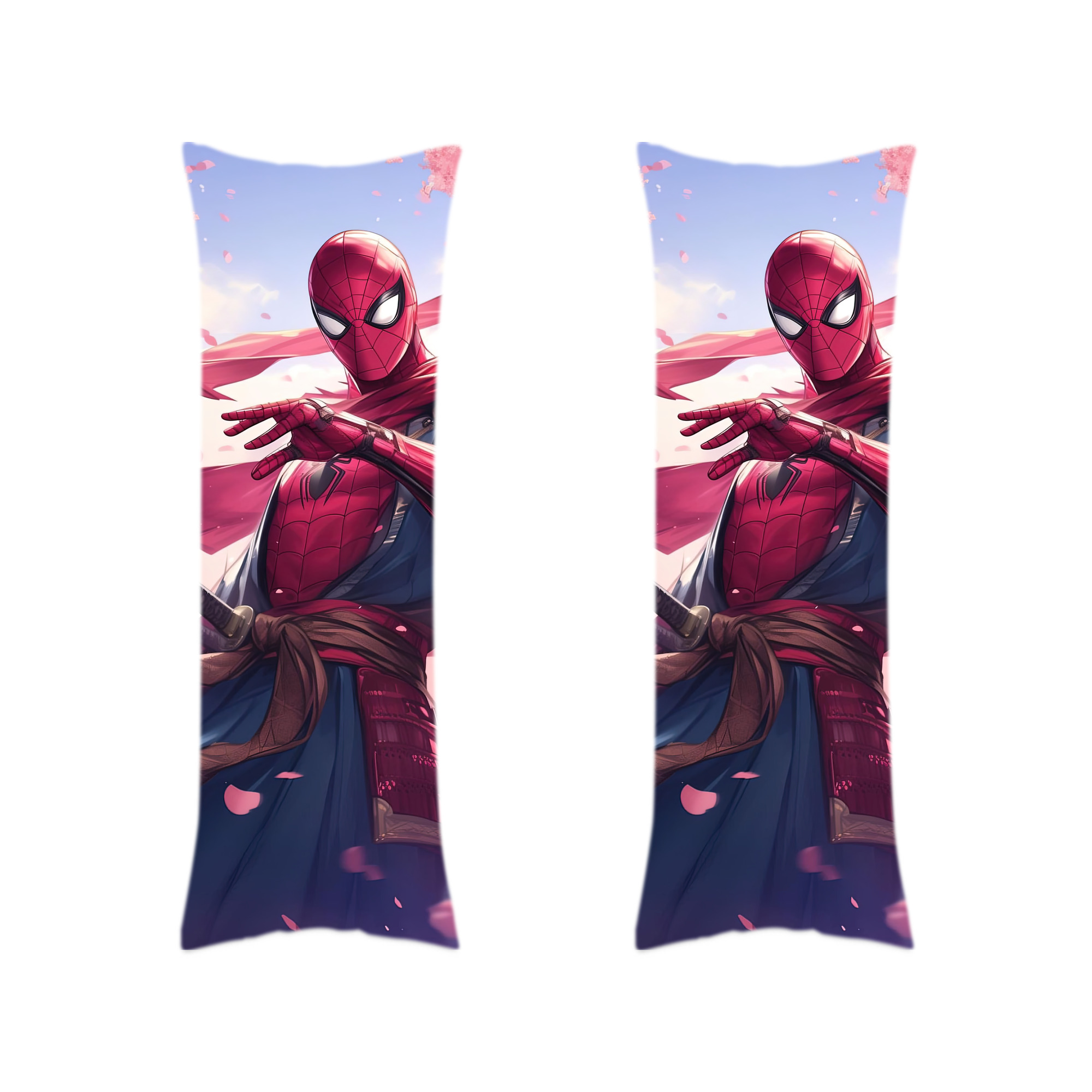 （画像用） Spider Man スパイダーマン ロング抱き枕カバー 両面プリントタイプ（サイズ選択可）