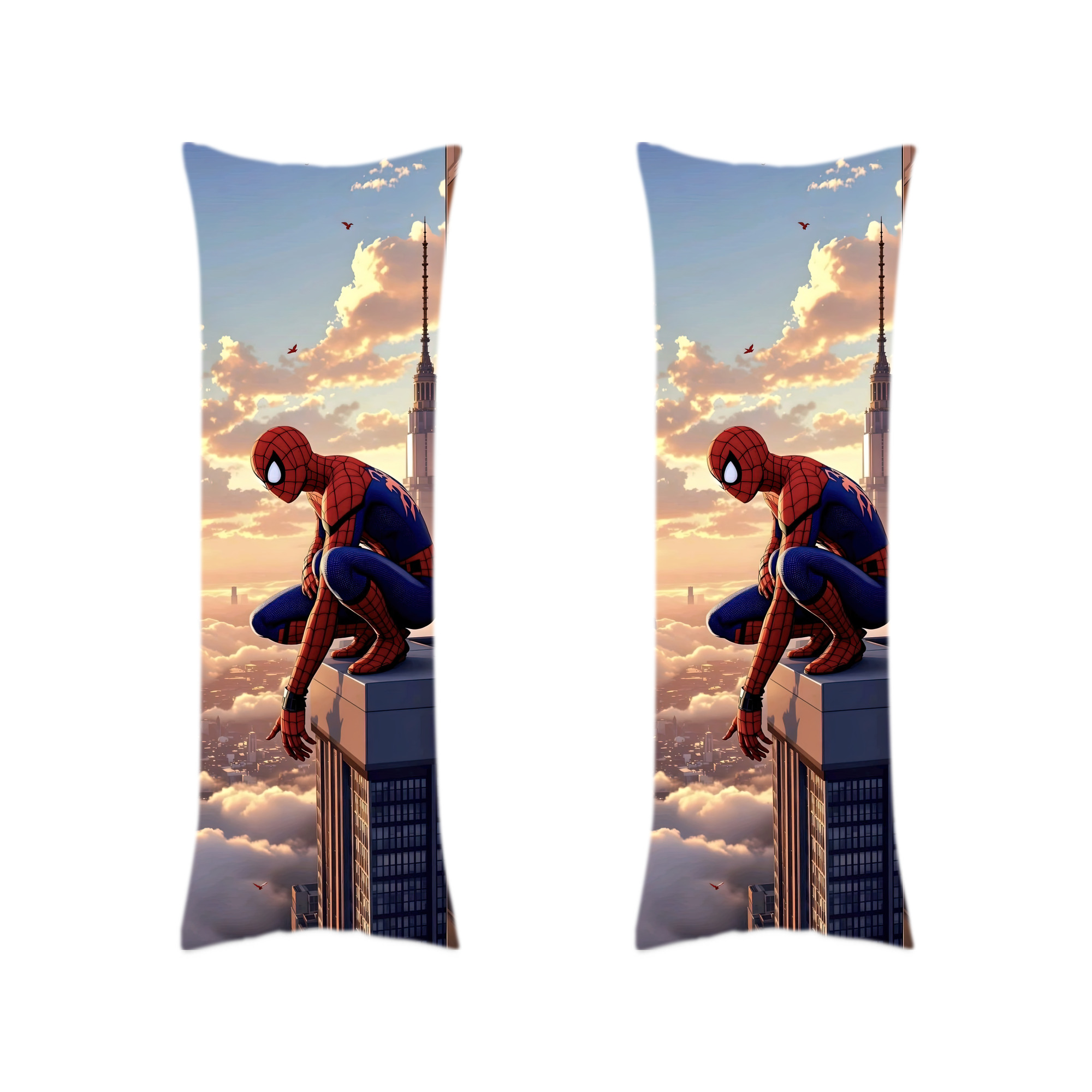 （画像用） Spider Man スパイダーマン ロング抱き枕カバー 両面プリントタイプ（サイズ選択可）