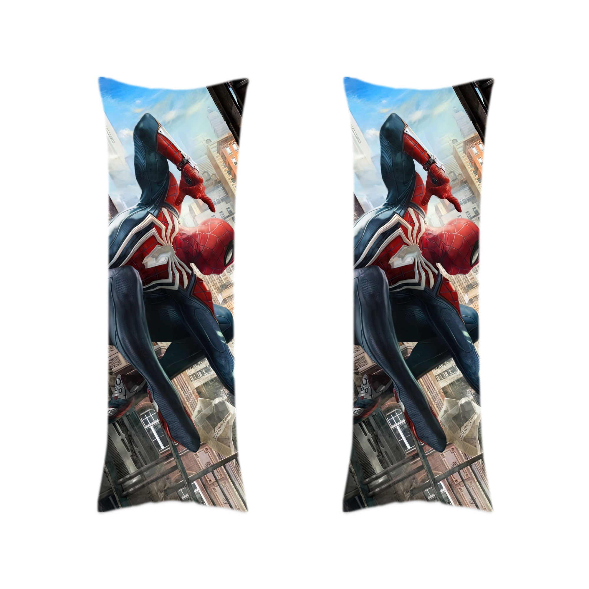 （画像用） Spider Man スパイダーマン ロング抱き枕カバー 両面プリントタイプ（サイズ選択可）