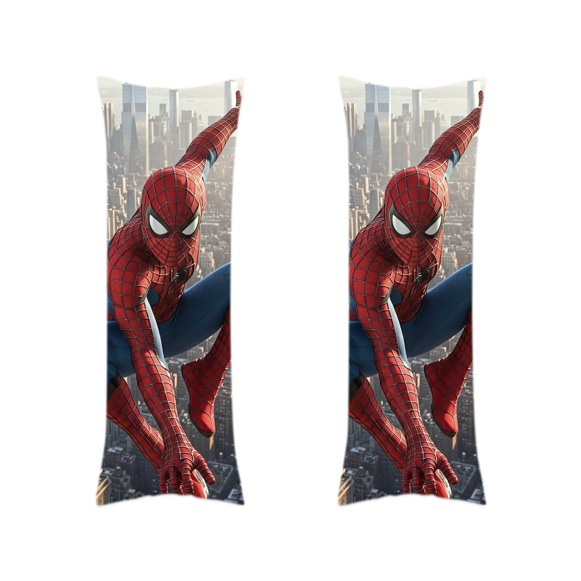 （画像用） Spider Man スパイダーマン ロング抱き枕カバー 両面プリントタイプ（サイズ選択可）