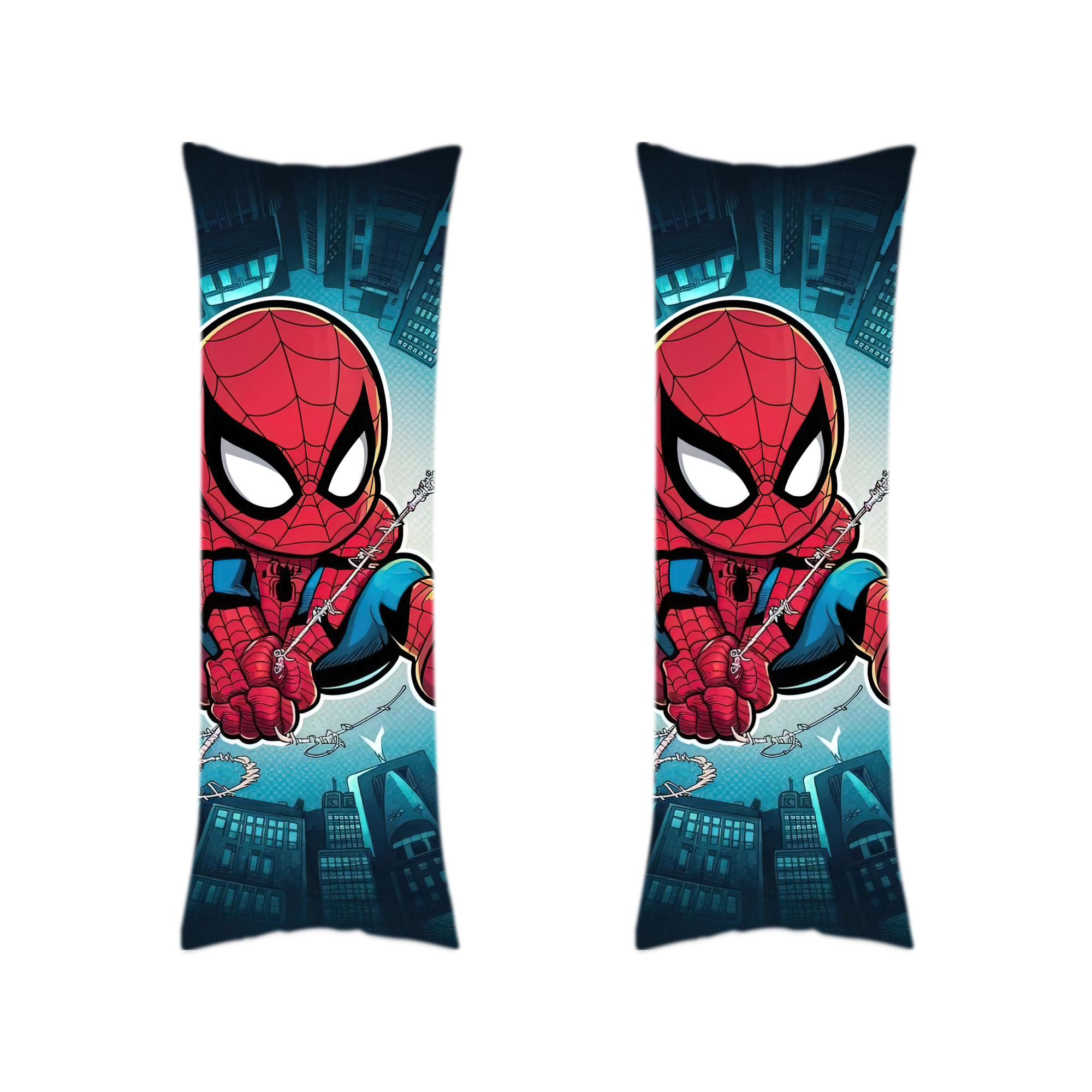 （画像用） Spider Man スパイダーマン ロング抱き枕カバー 両面プリントタイプ（サイズ選択可）