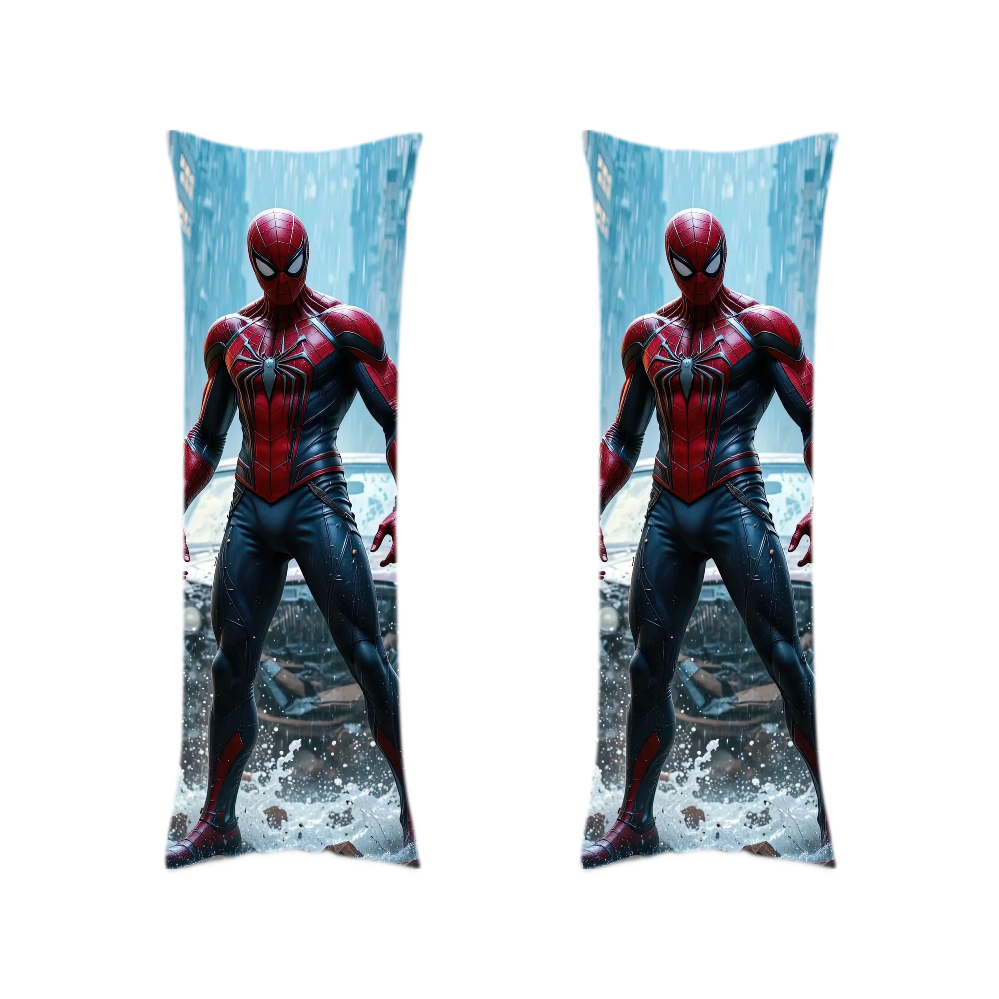 （画像用） Spider Man スパイダーマン ロング抱き枕カバー 両面プリントタイプ（サイズ選択可）