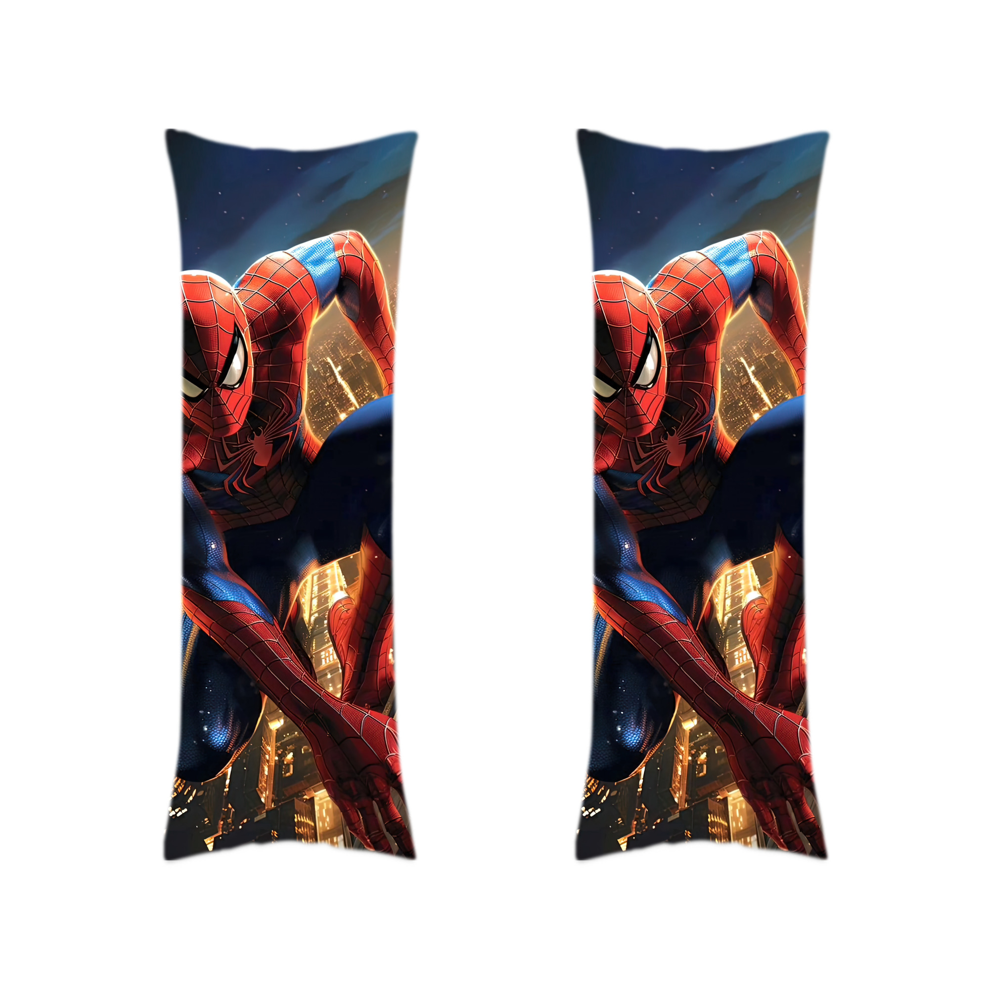 （画像用） Spider Man スパイダーマン ロング抱き枕カバー 両面プリントタイプ（サイズ選択可）
