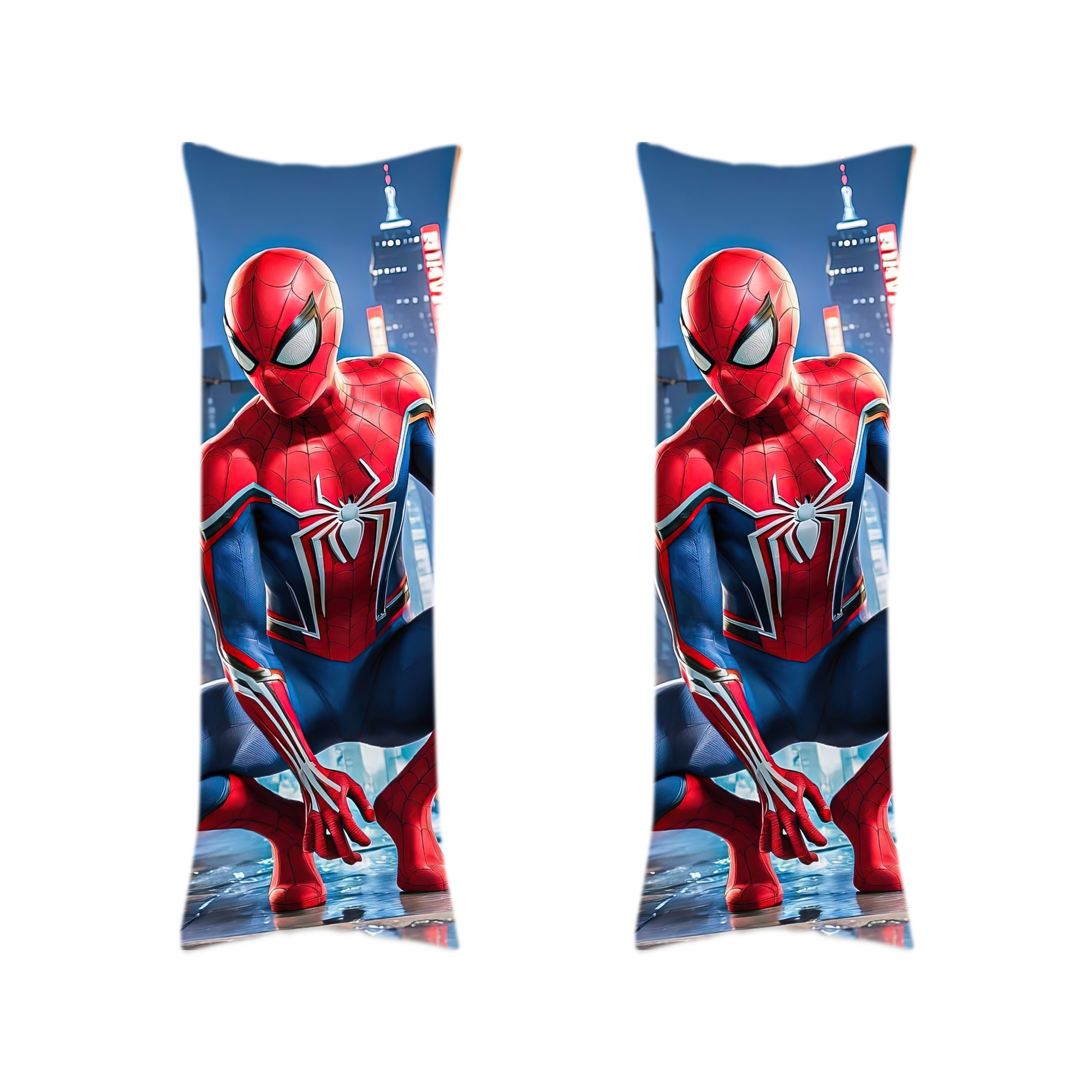（画像用） Spider Man スパイダーマン ロング抱き枕カバー 両面プリントタイプ（サイズ選択可）
