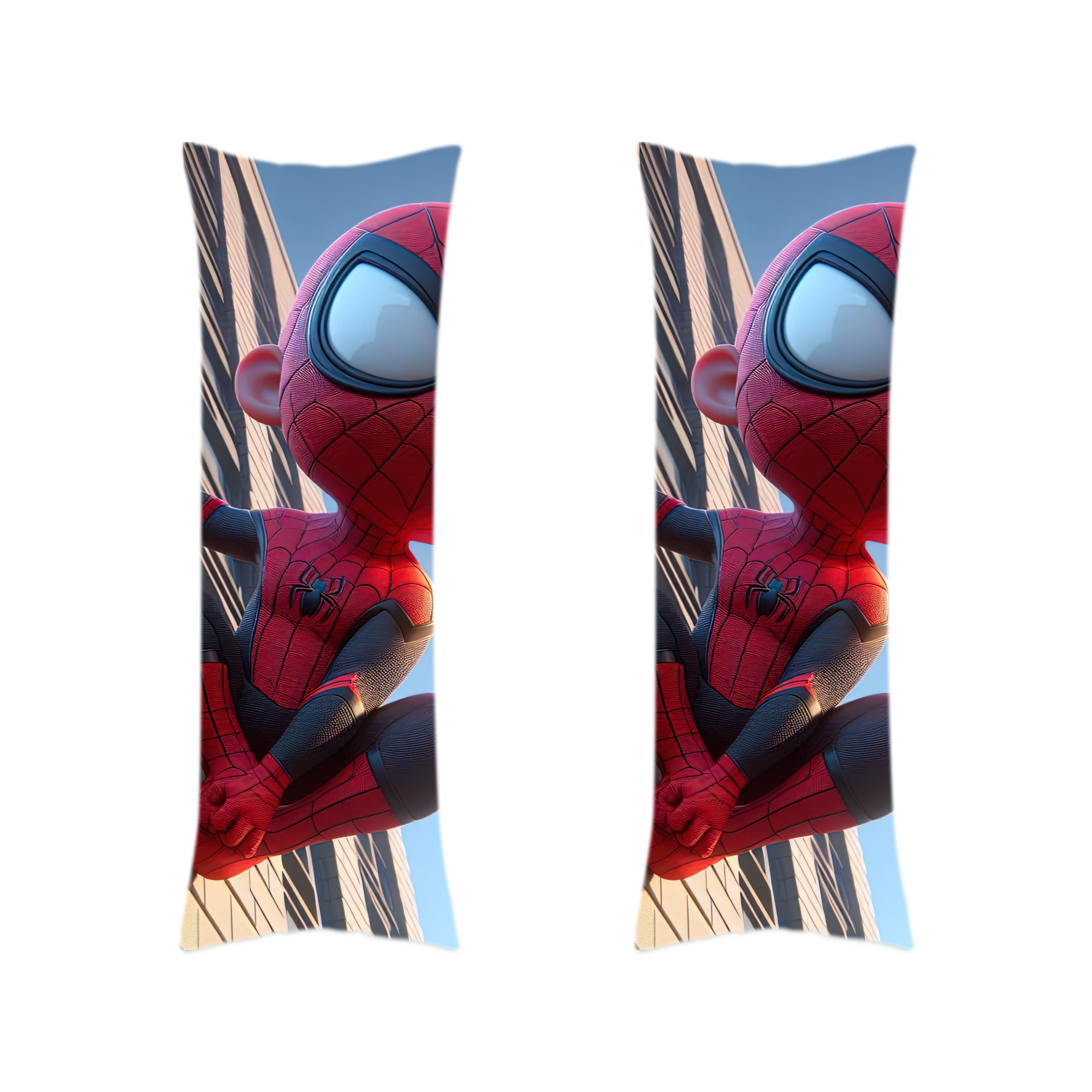 （画像用） Spider Man スパイダーマン ロング抱き枕カバー 両面プリントタイプ（サイズ選択可）
