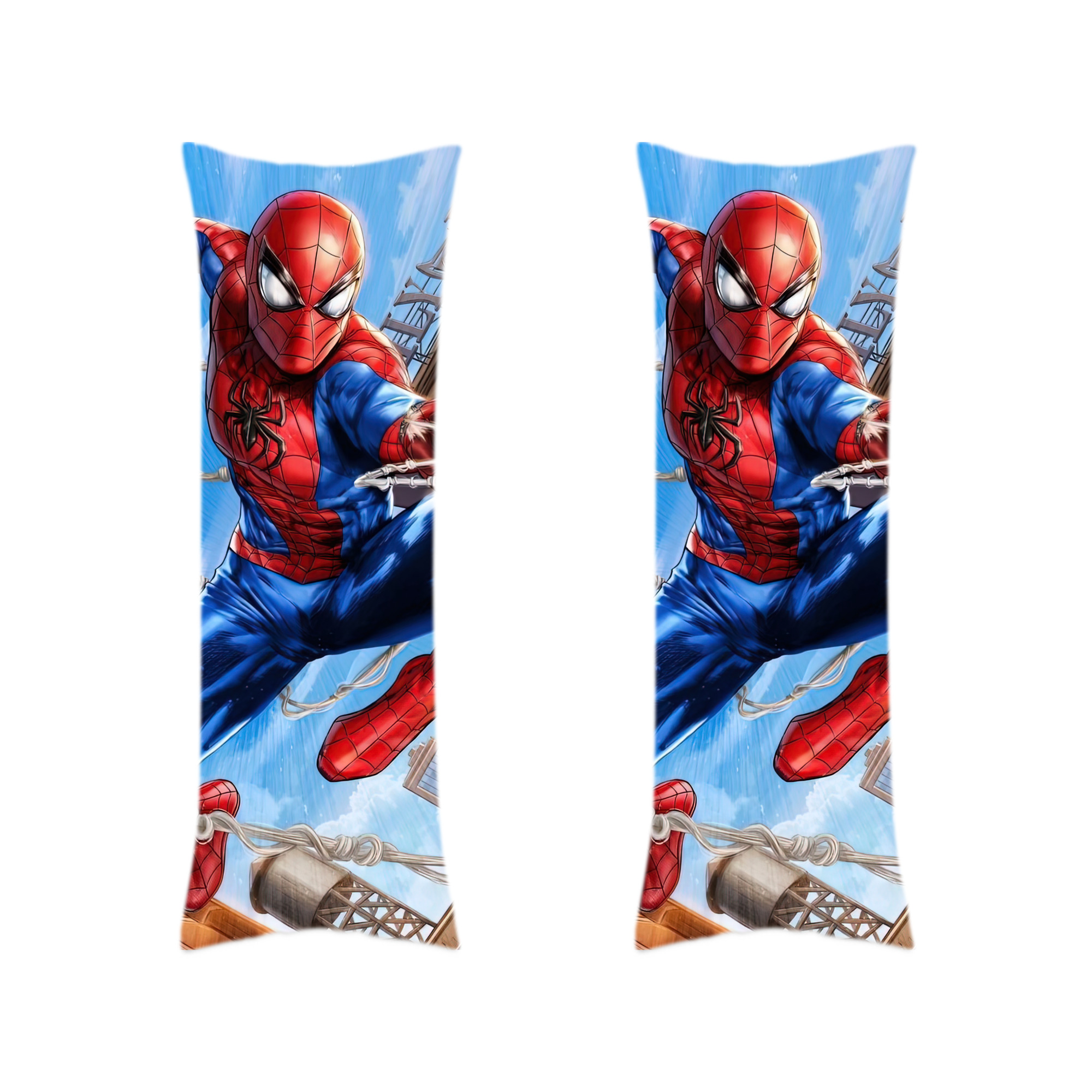 （画像用） Spider Man スパイダーマン ロング抱き枕カバー 両面プリントタイプ（サイズ選択可）