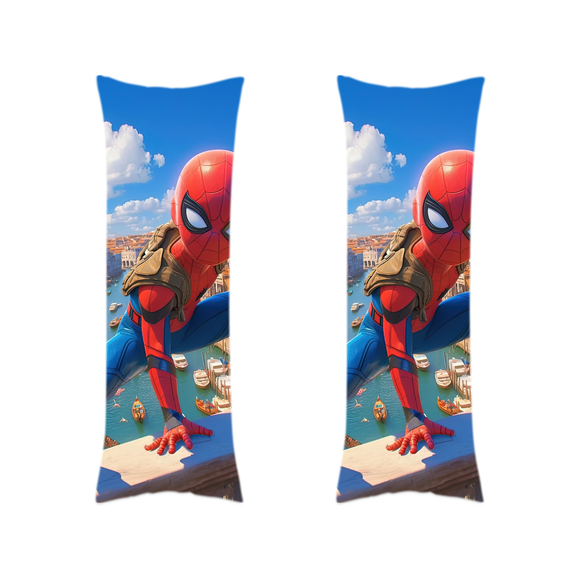 （画像用） Spider Man スパイダーマン ロング抱き枕カバー 両面プリントタイプ（サイズ選択可）