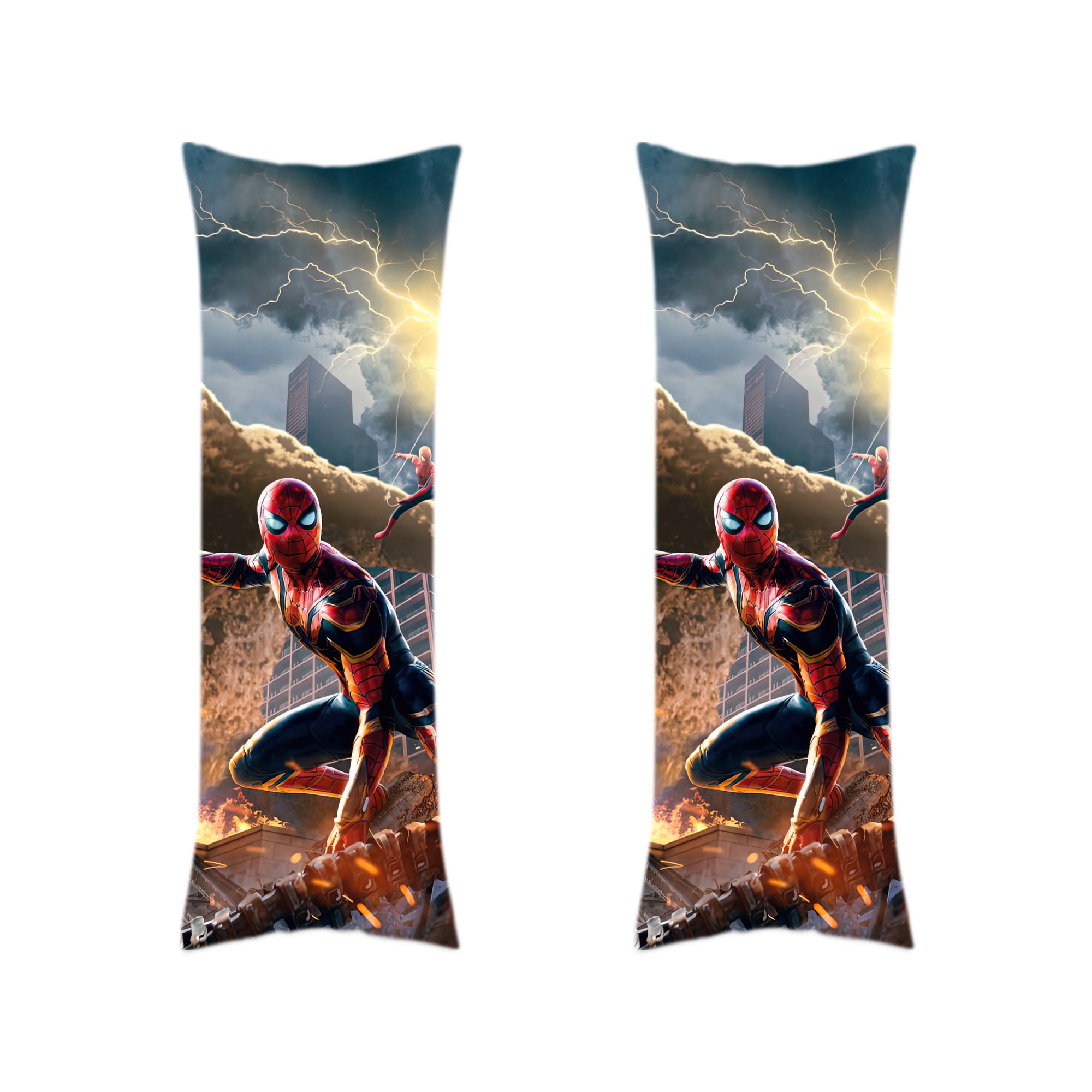 （画像用） Spider Man スパイダーマン ロング抱き枕カバー 両面プリントタイプ（サイズ選択可）