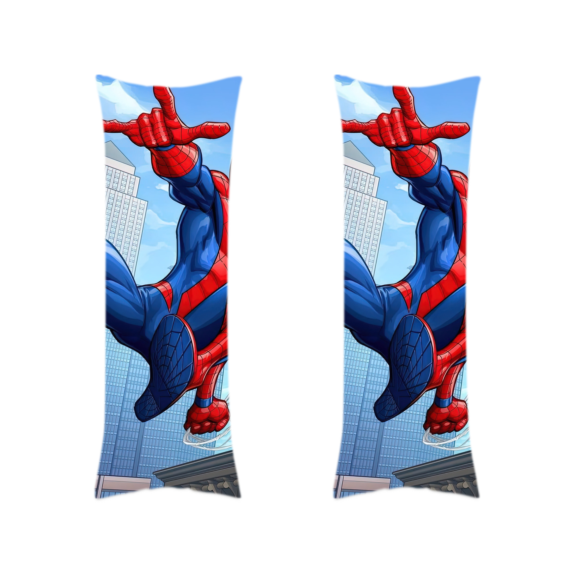 （画像用） Spider Man スパイダーマン ロング抱き枕カバー 両面プリントタイプ（サイズ選択可）