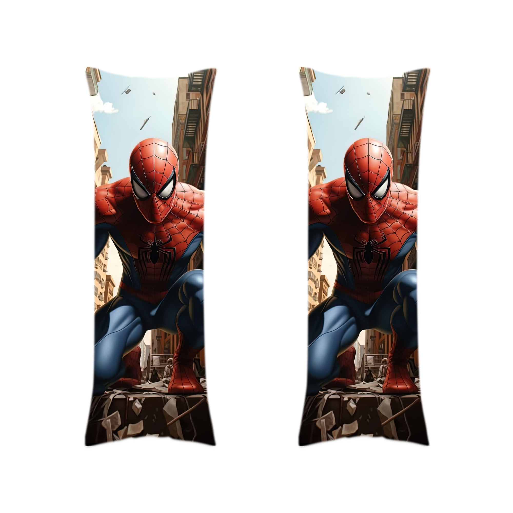 （画像用） Spider Man スパイダーマン ロング抱き枕カバー 両面プリントタイプ（サイズ選択可）