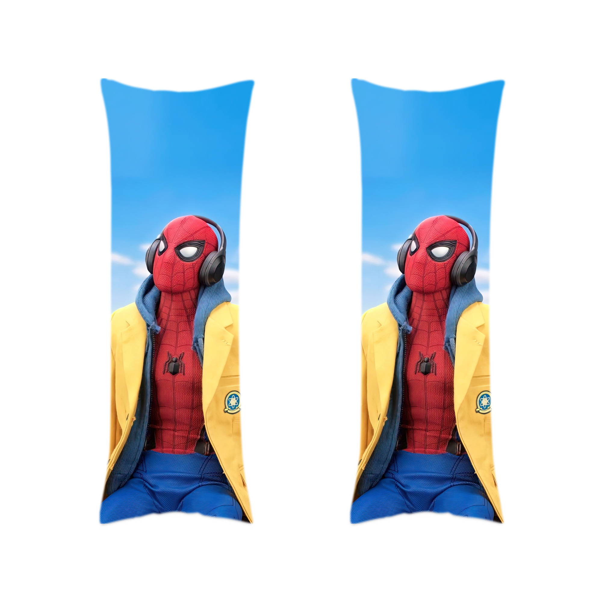 （画像用） Spider Man スパイダーマン ロング抱き枕カバー 両面プリントタイプ（サイズ選択可）