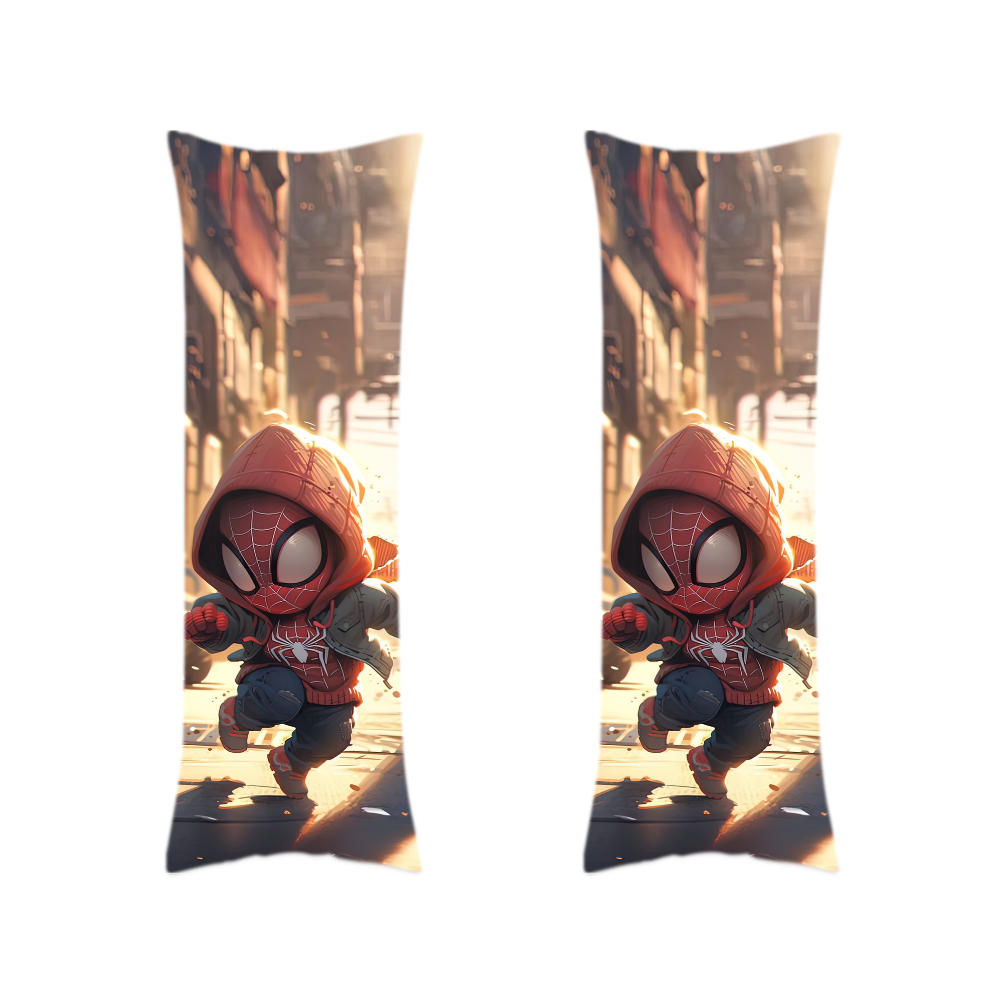 （画像用） Spider Man スパイダーマン ロング抱き枕カバー 両面プリントタイプ（サイズ選択可）