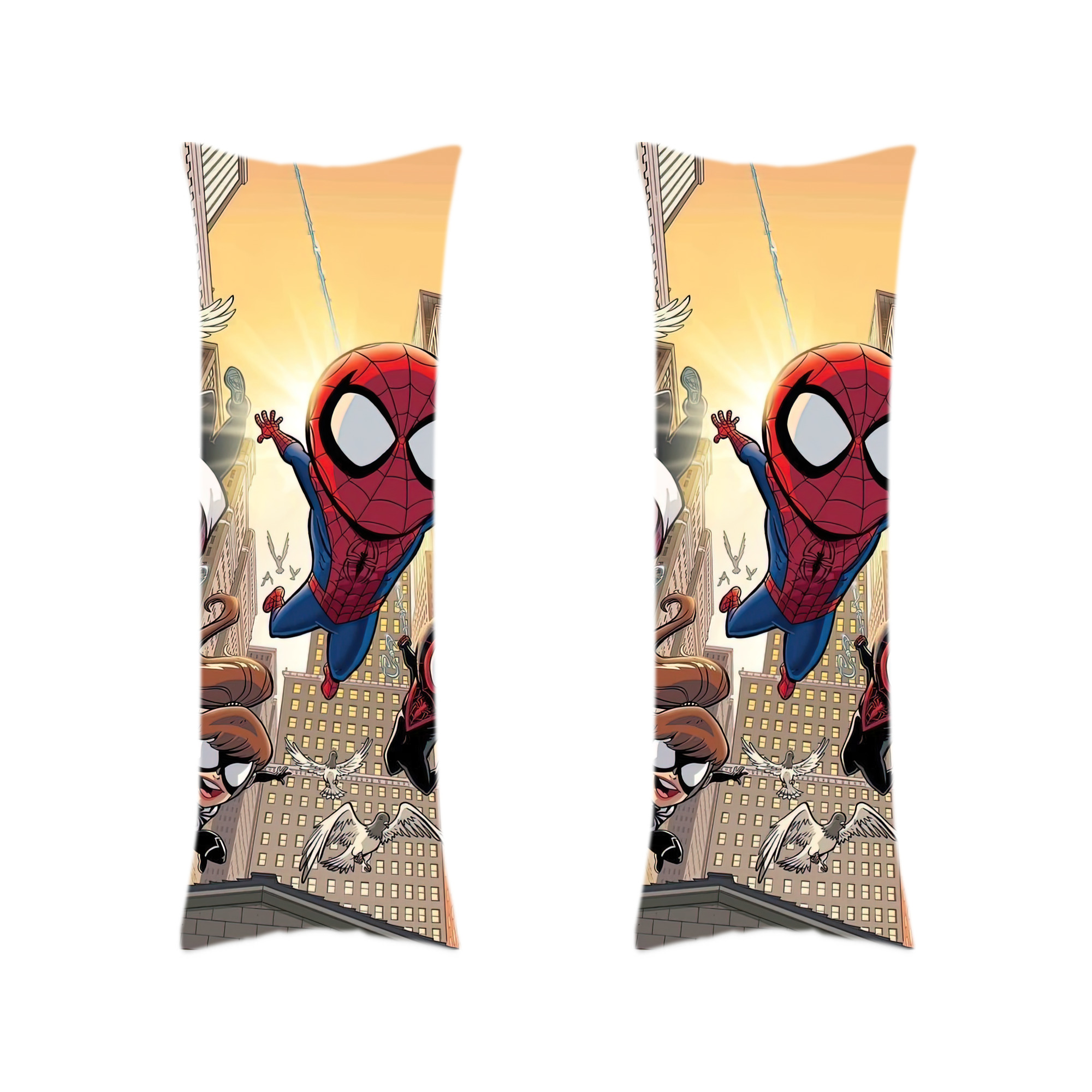 （画像用） Spider Man スパイダーマン ロング抱き枕カバー 両面プリントタイプ（サイズ選択可）
