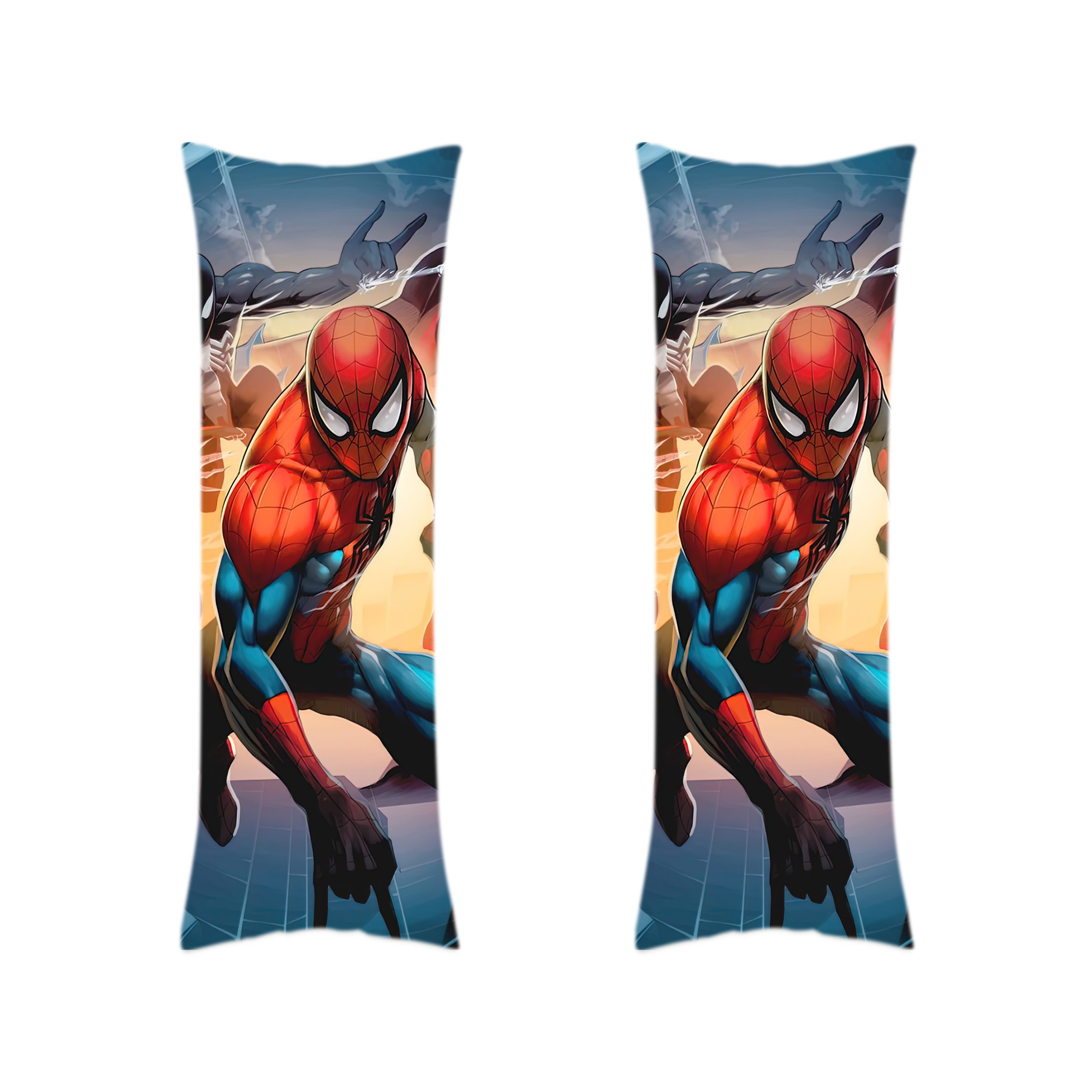 （画像用） Spider Man スパイダーマン ロング抱き枕カバー 両面プリントタイプ（サイズ選択可）