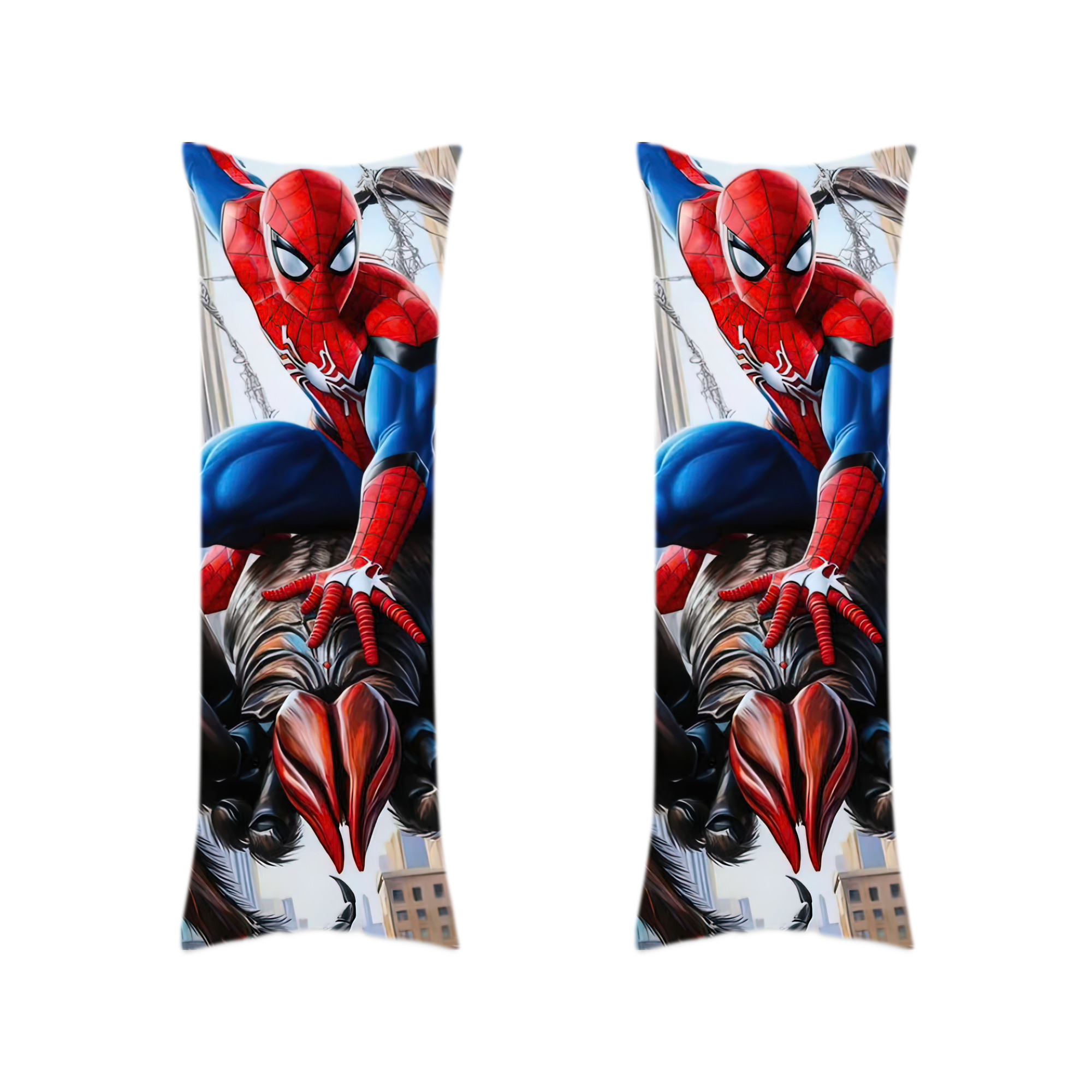 （画像用） Spider Man スパイダーマン ロング抱き枕カバー 両面プリントタイプ（サイズ選択可）