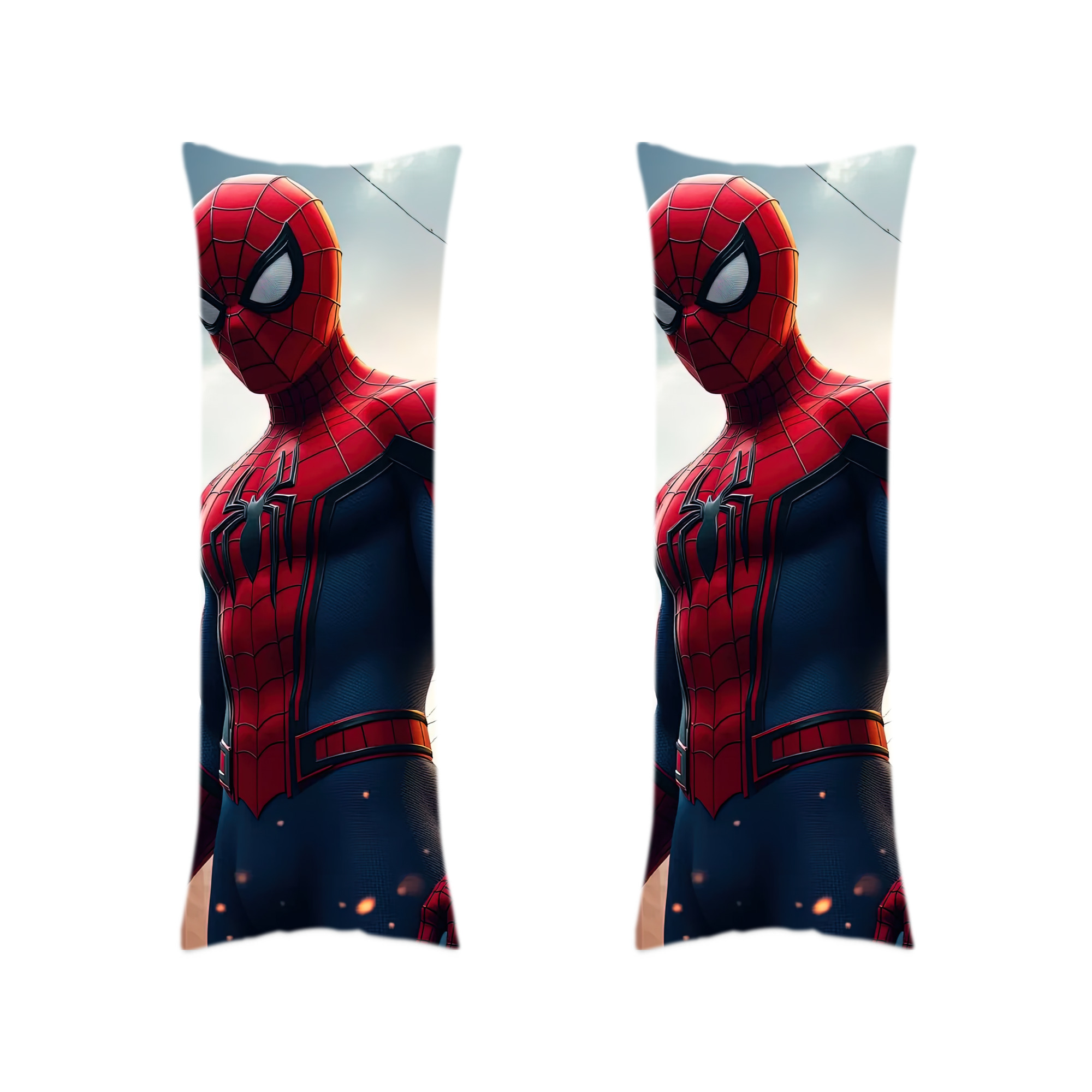 （画像用） Spider Man スパイダーマン ロング抱き枕カバー 両面プリントタイプ（サイズ選択可）