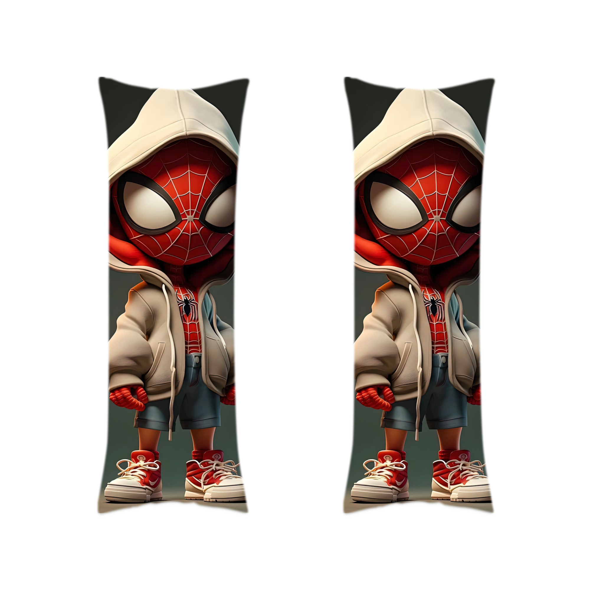 （画像用） Spider Man スパイダーマン ロング抱き枕カバー 両面プリントタイプ（サイズ選択可）
