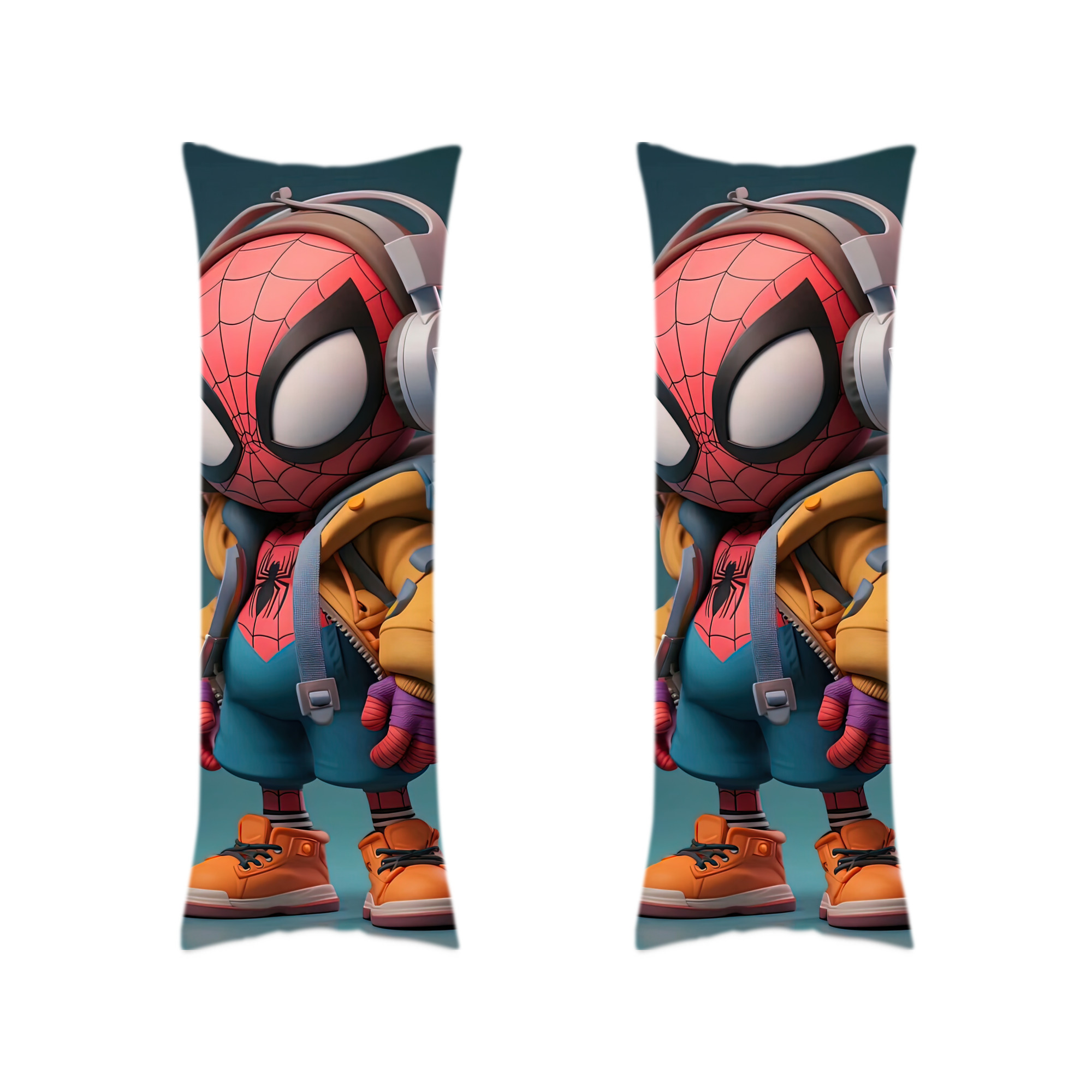 （画像用） Spider Man スパイダーマン ロング抱き枕カバー 両面プリントタイプ（サイズ選択可）
