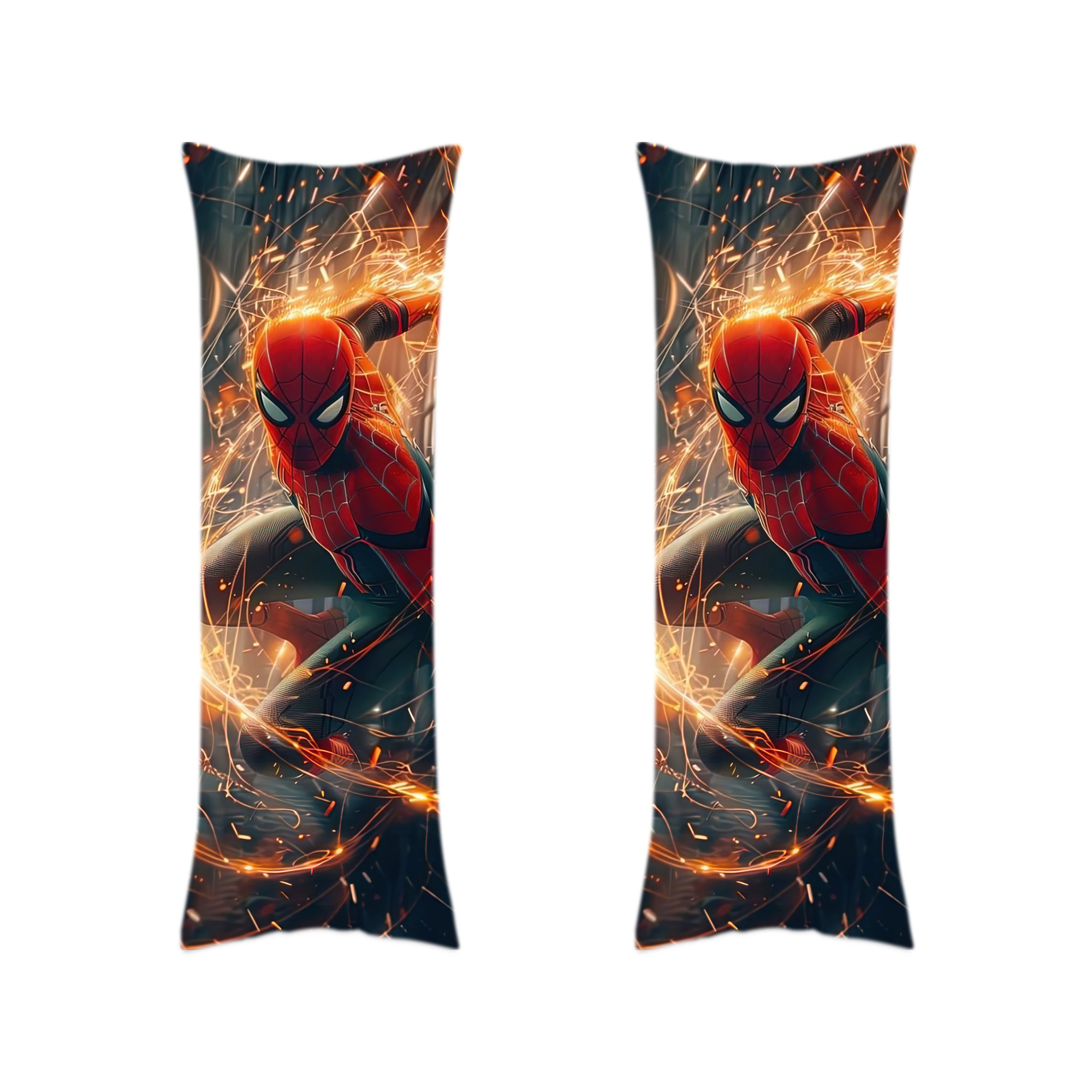 （画像用） Spider Man スパイダーマン ロング抱き枕カバー 両面プリントタイプ（サイズ選択可）