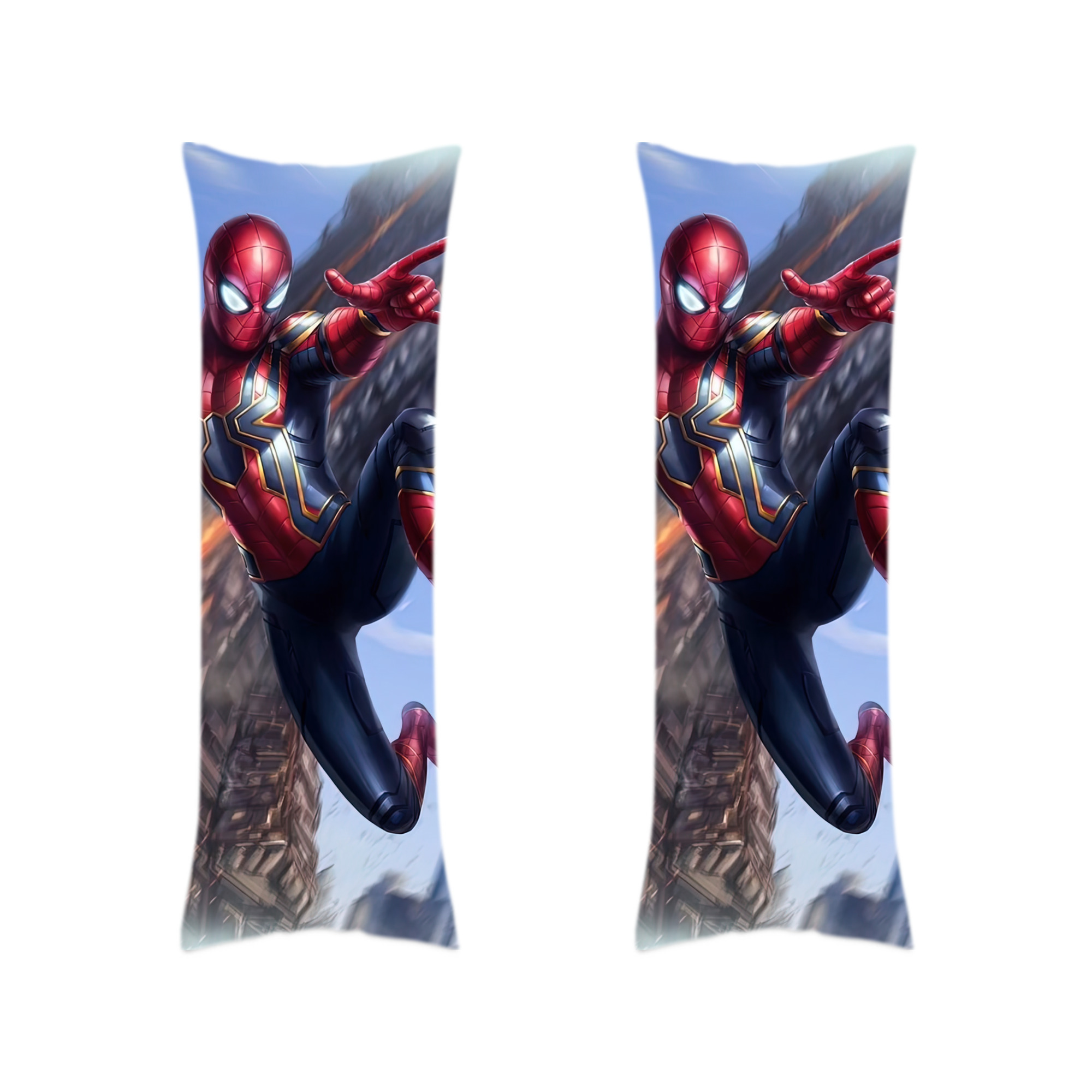 （画像用） Spider Man スパイダーマン ロング抱き枕カバー 両面プリントタイプ（サイズ選択可）