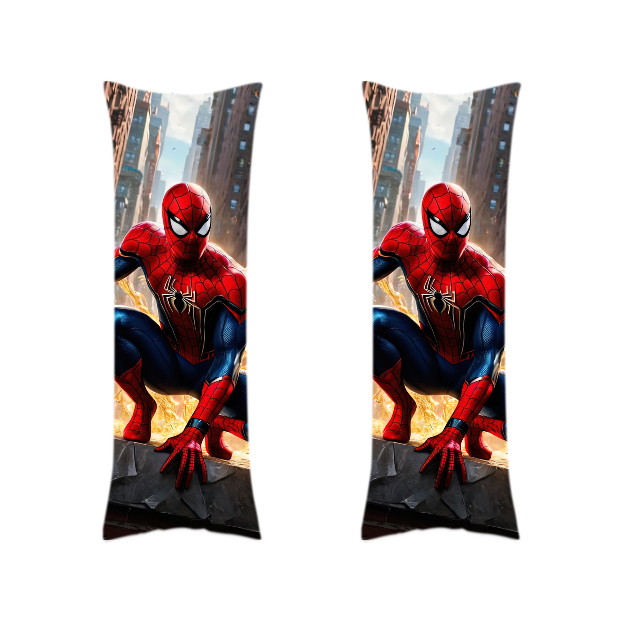 （画像用） Spider Man スパイダーマン ロング抱き枕カバー 両面プリントタイプ（サイズ選択可）
