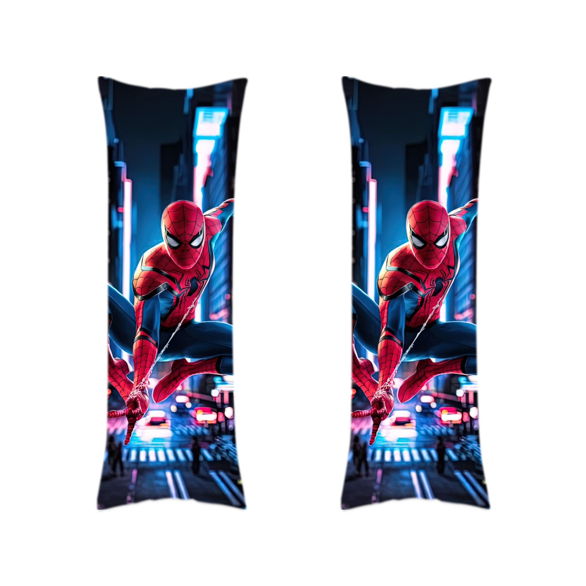 （画像用） Spider Man スパイダーマン ロング抱き枕カバー 両面プリントタイプ（サイズ選択可）