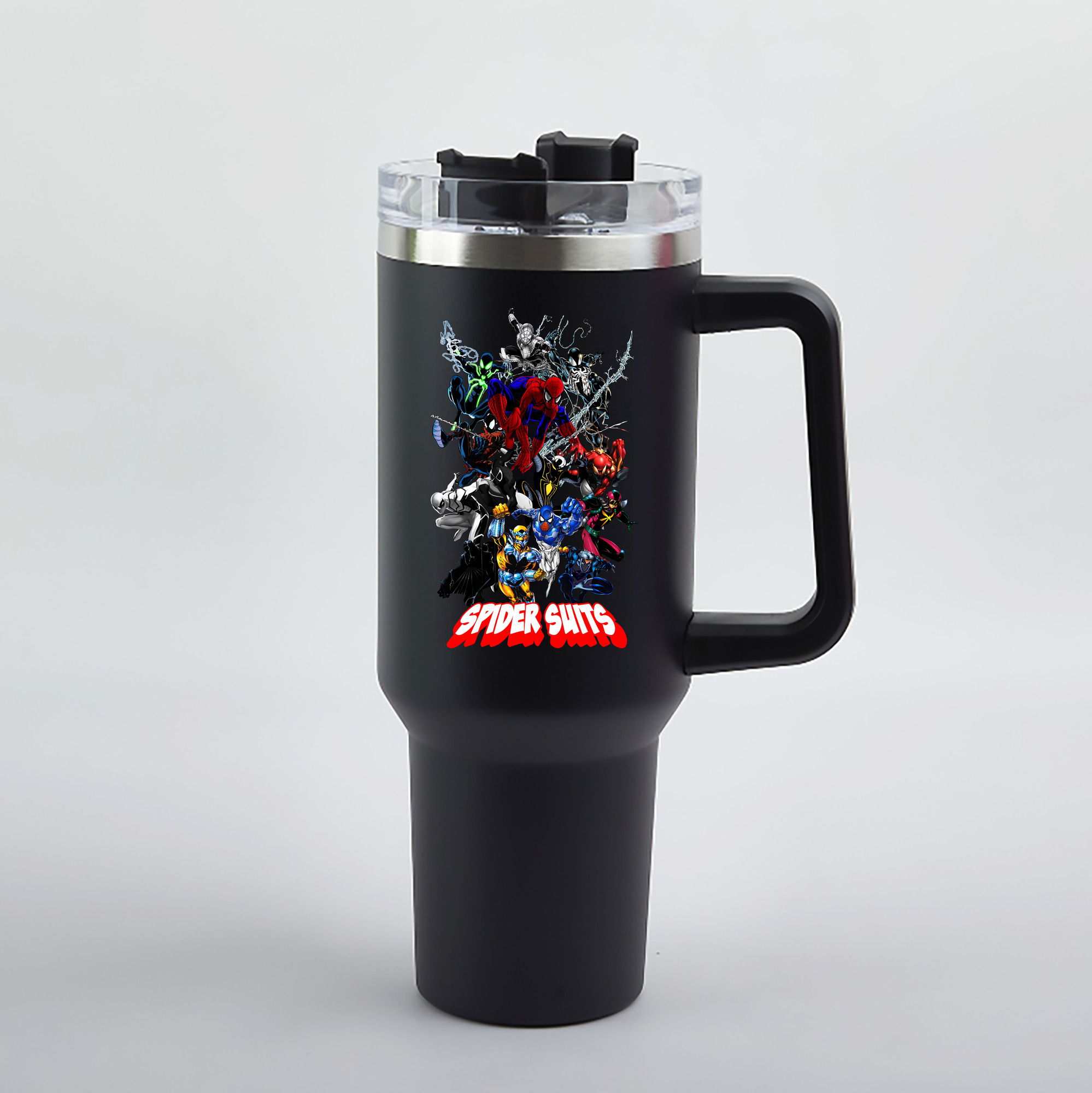 （画像用） Spider Man スパイダーマン 1200mL車用タンブラー（カラープリント）